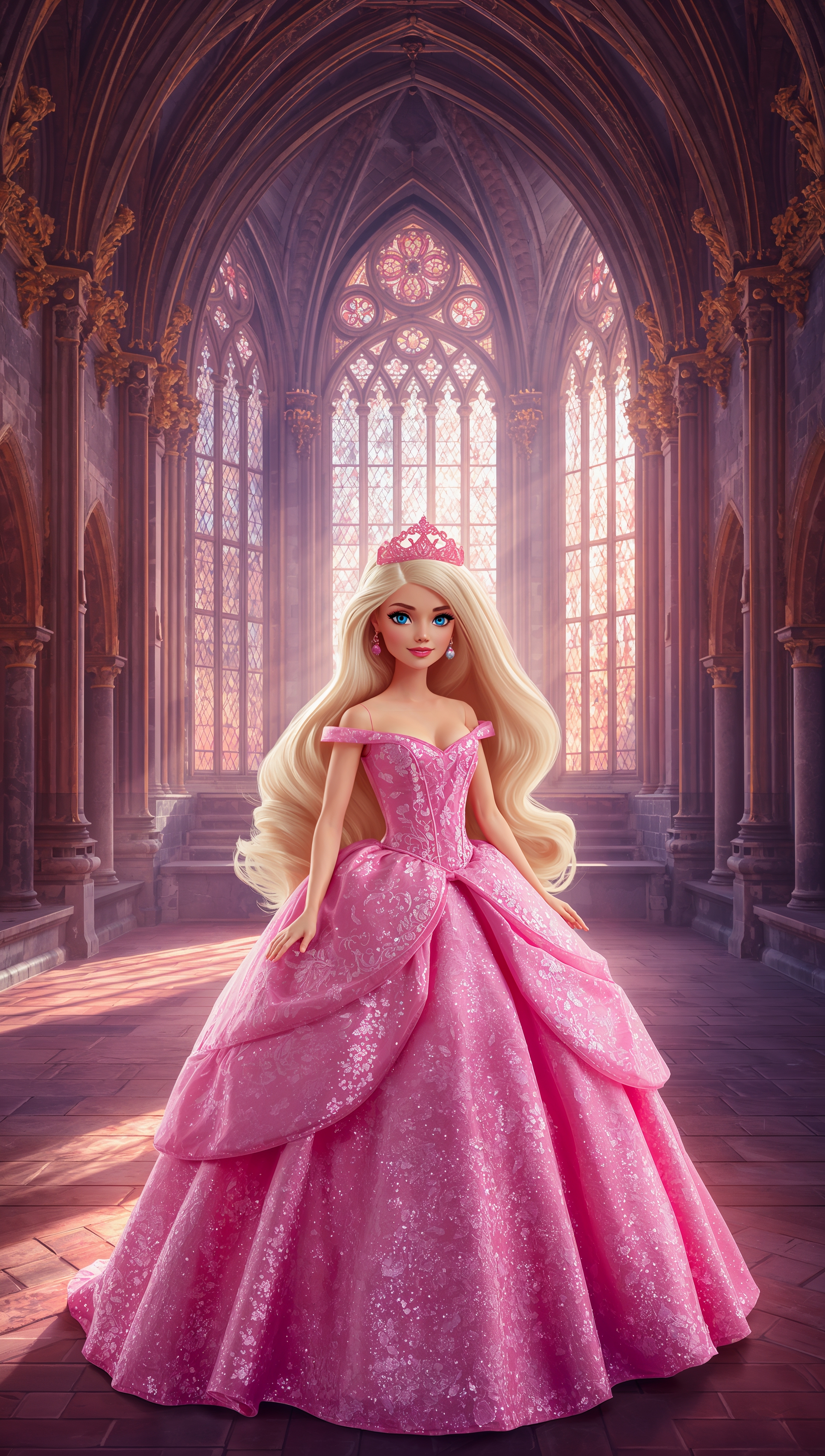 Barbie 4K fantasy princess wallpaper