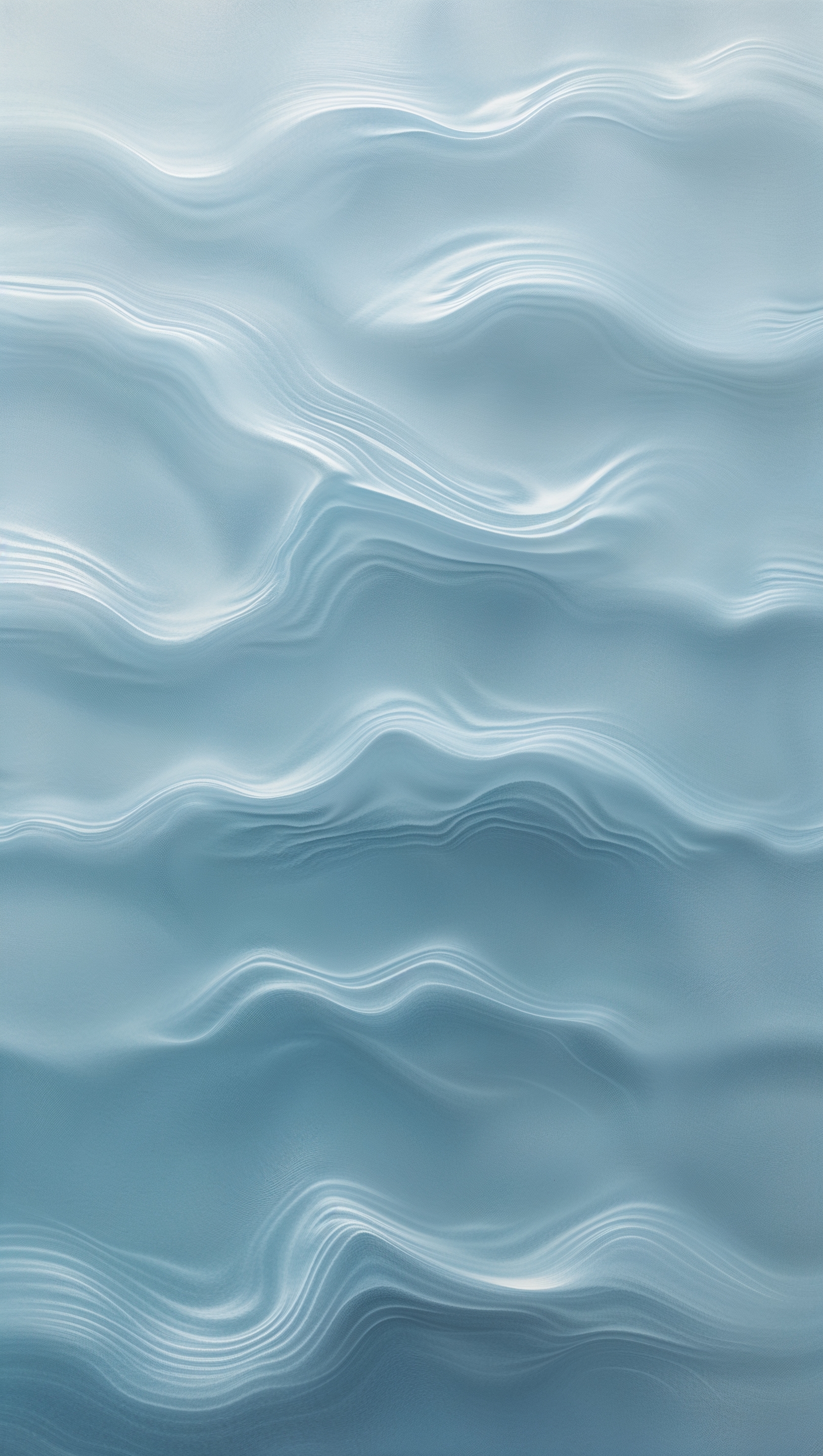 Vertical water ripple pattern in faded blue over white