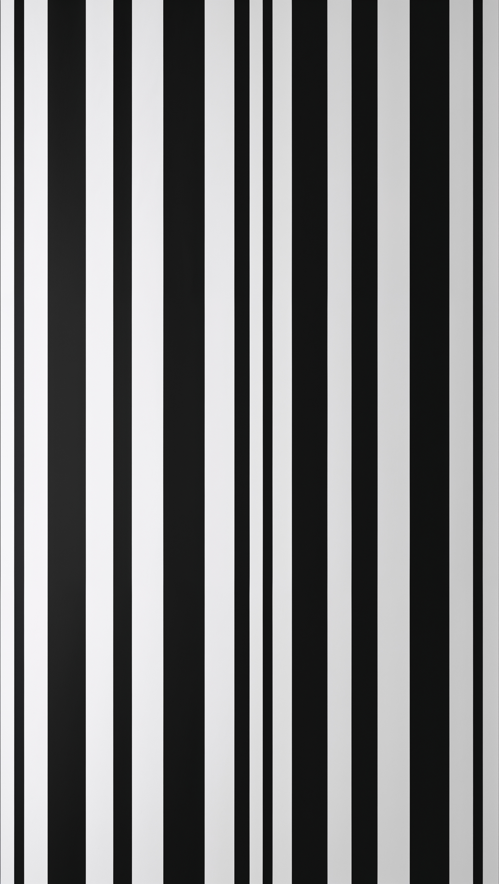 Classic black and white stripes in vertical layout, bold and clean design