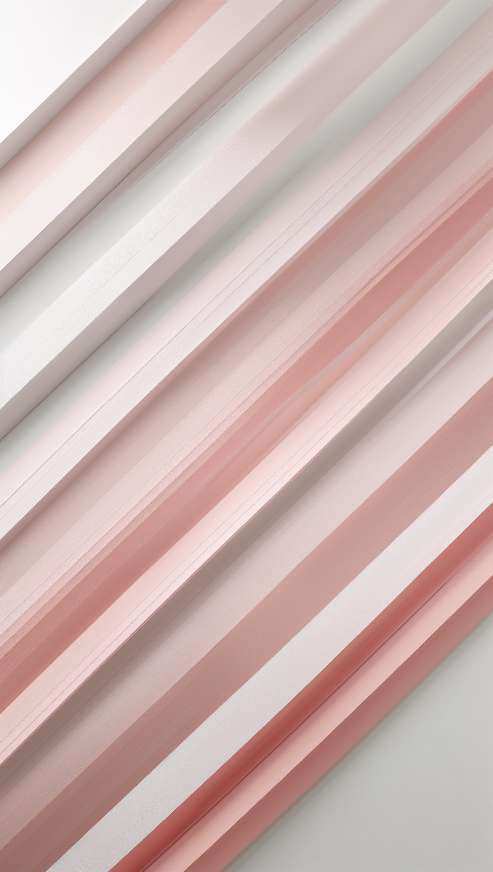 Soft diagonal stripes in light coral and white, simple clean style