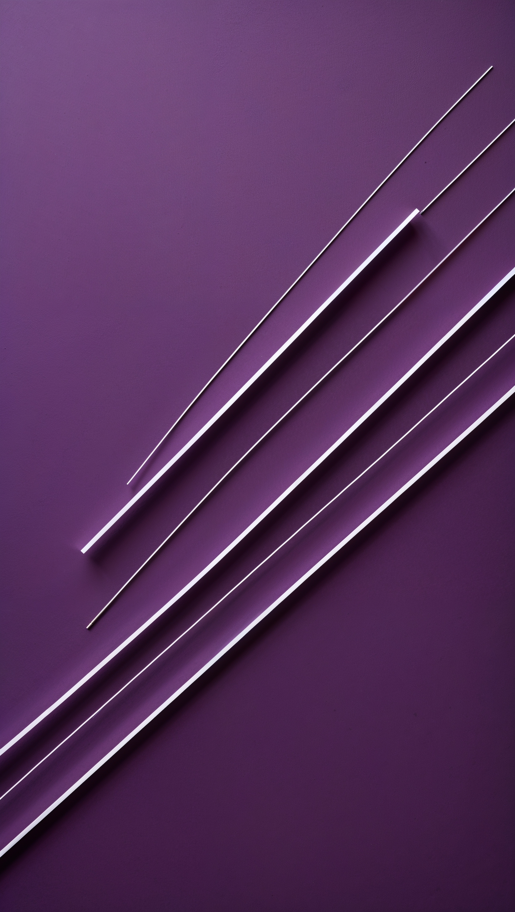 Two thin parallel lines running diagonally on solid muted purple