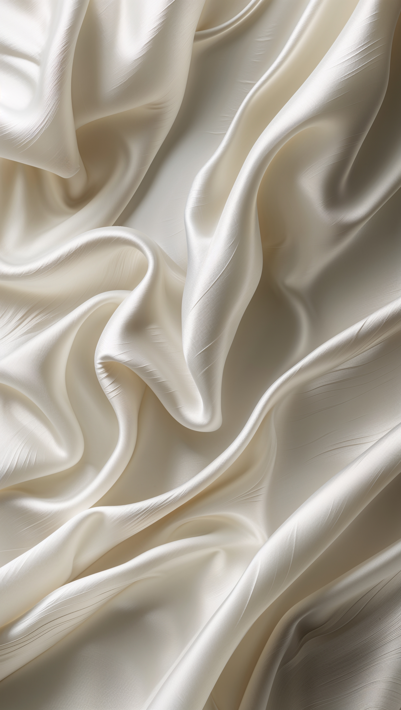 Abstract silk texture in white tones, elegant and smooth surface