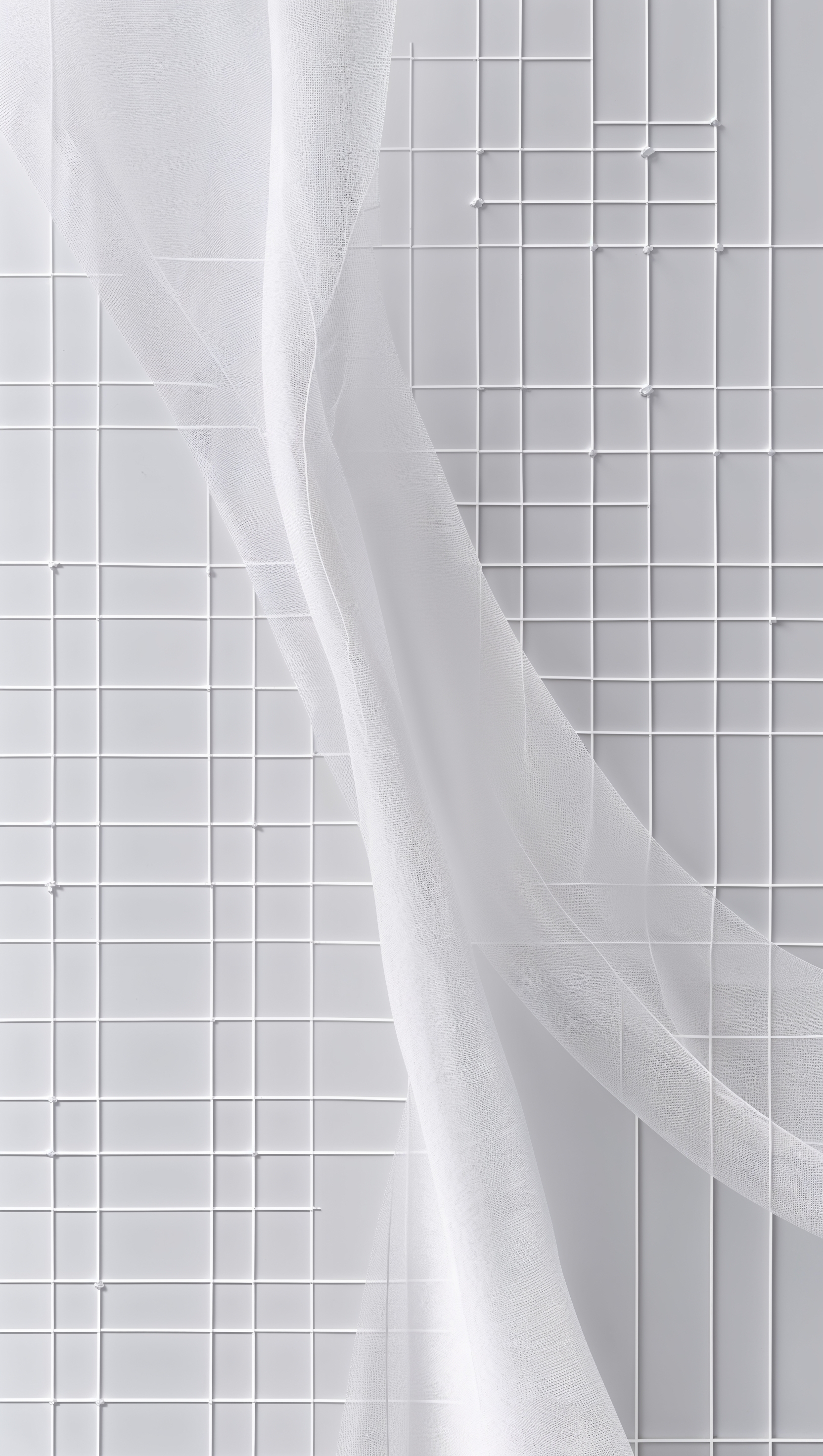 Clean white grid or dot pattern with subtle design for elegant phone background