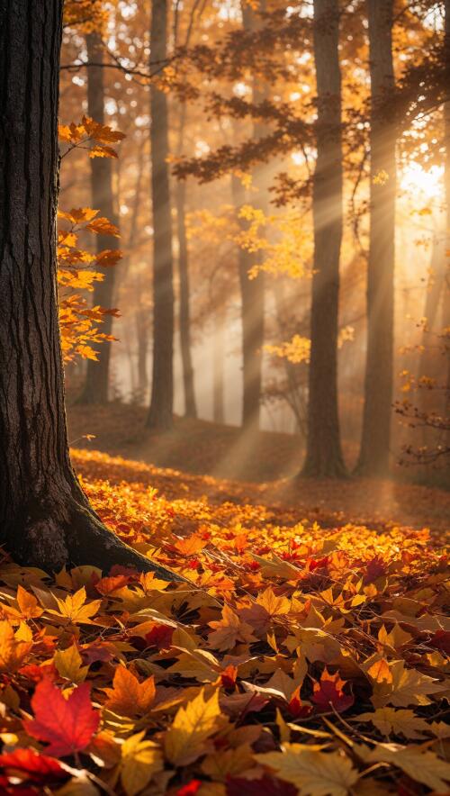 Cozy Autumn iPhone Wallpaper