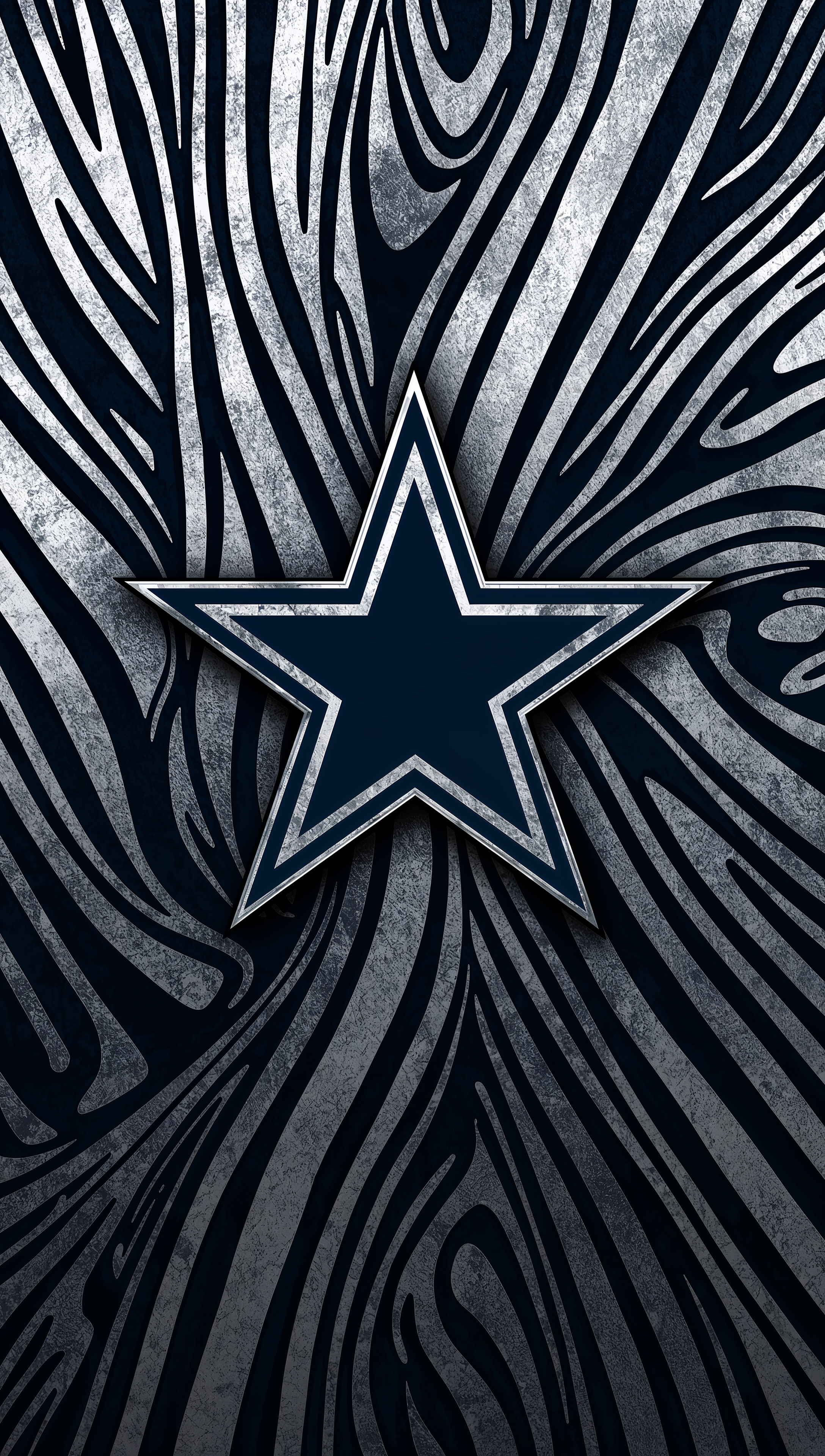 Dallas Cowboys iPhone wallpaper abstract star design