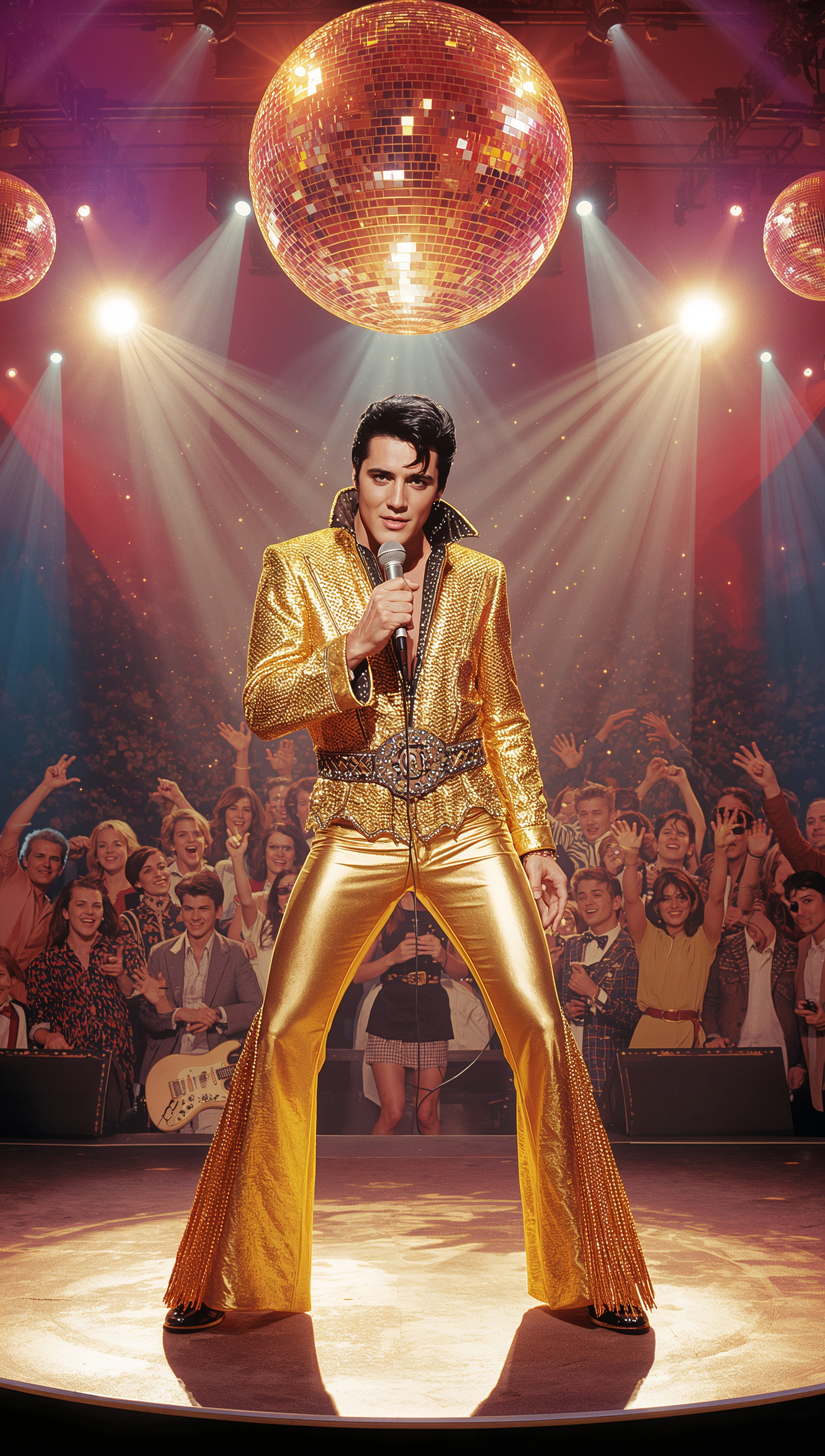 Elvis Presley iPhone wallpaper – 70s concert vibes