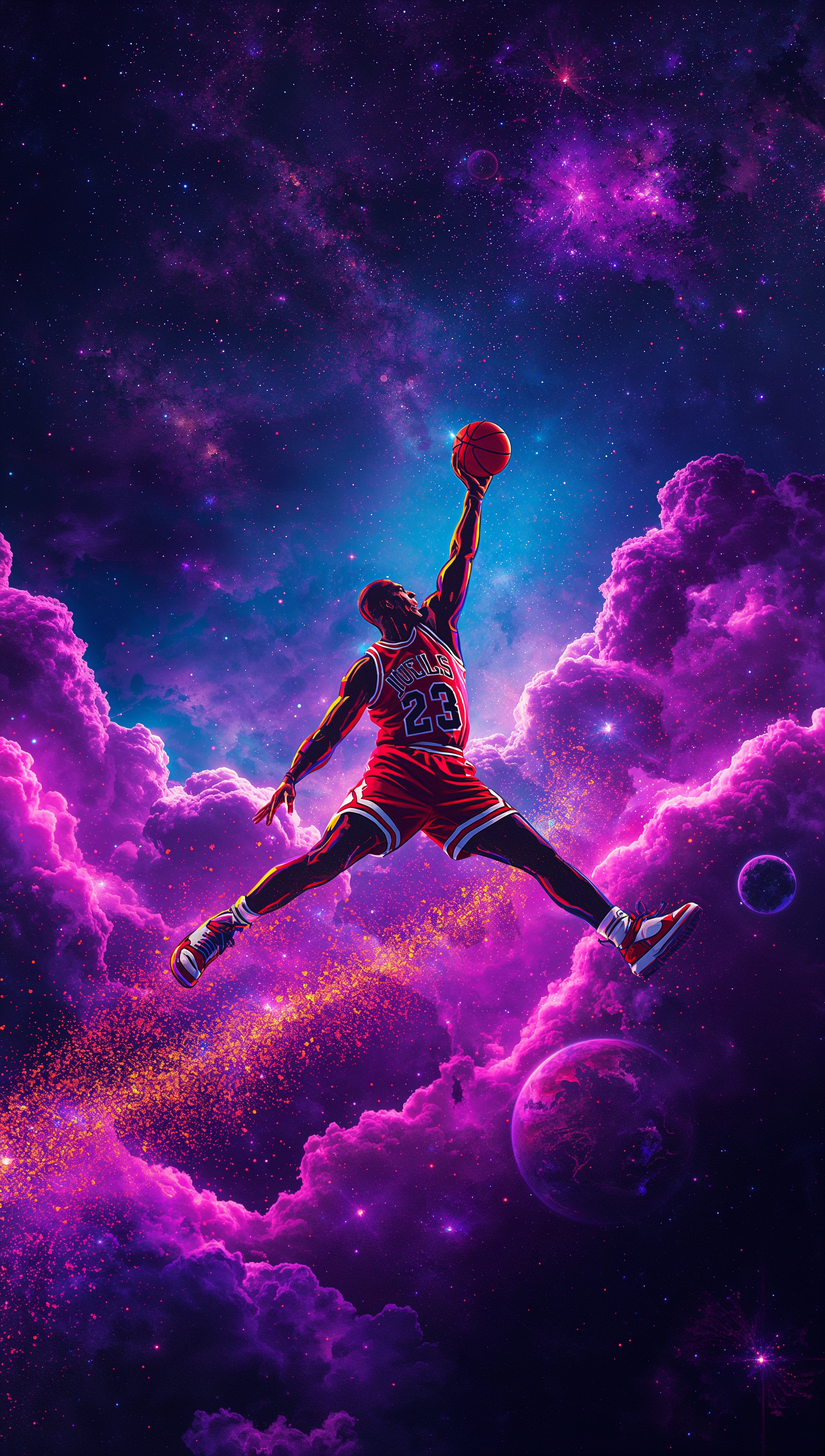Michael Jordan galaxy iPhone wallpaper