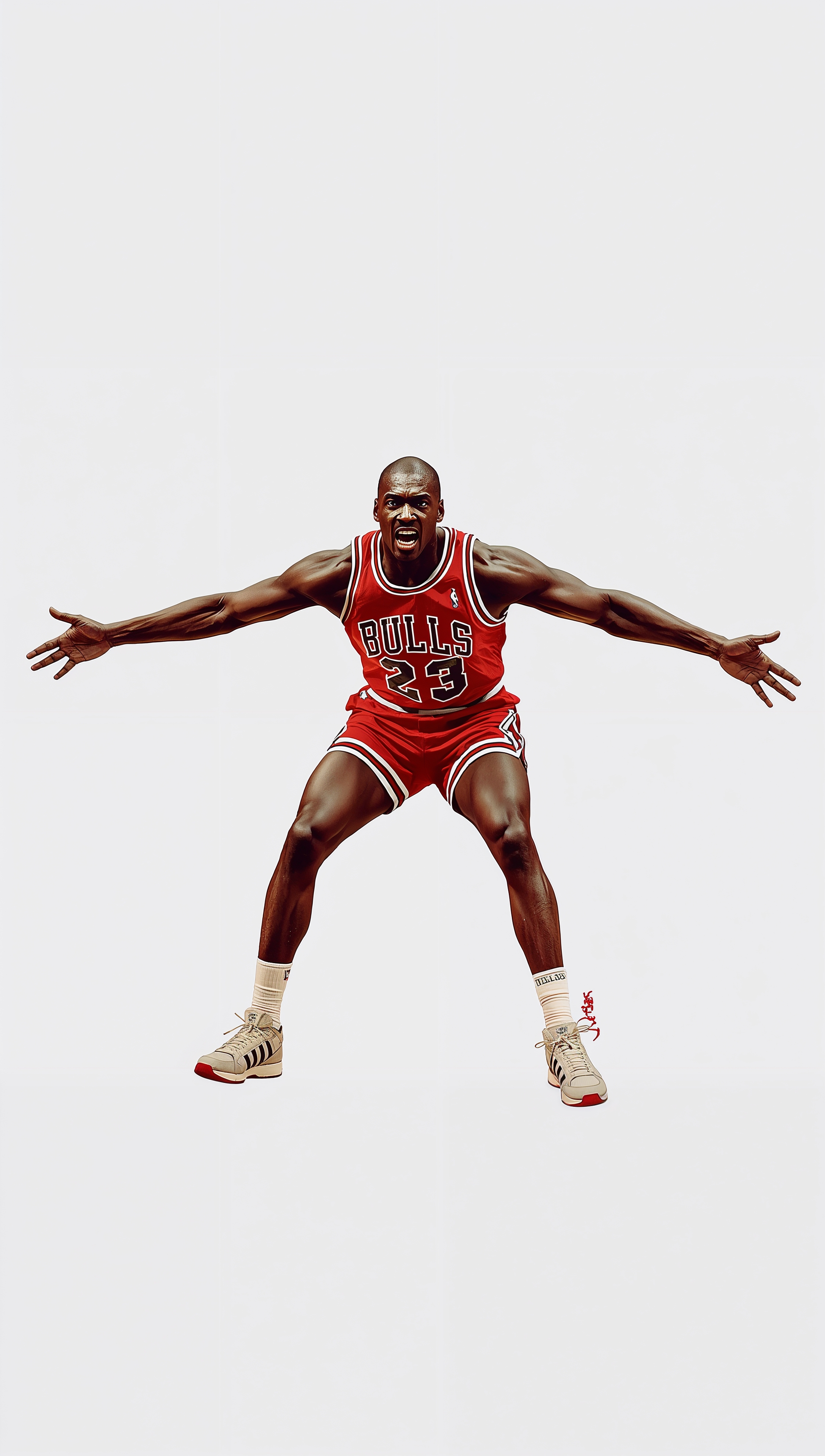 Michael Jordan free throw dunk iPhone wallpaper