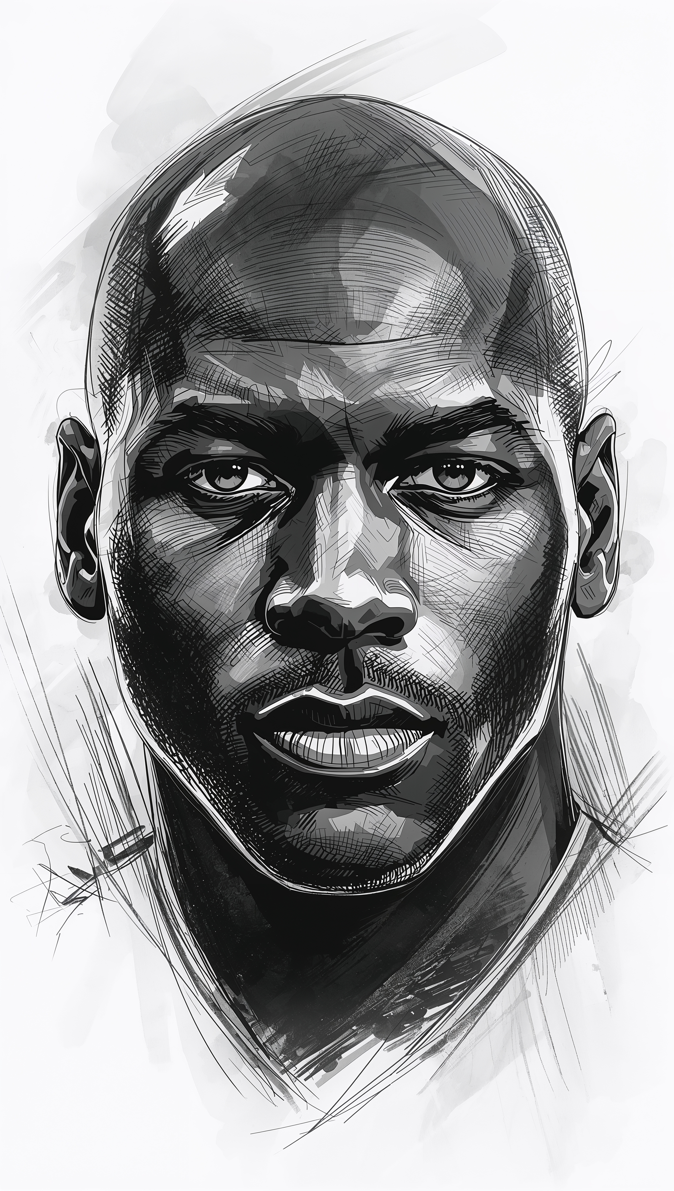 Michael Jordan black and white iPhone wallpaper