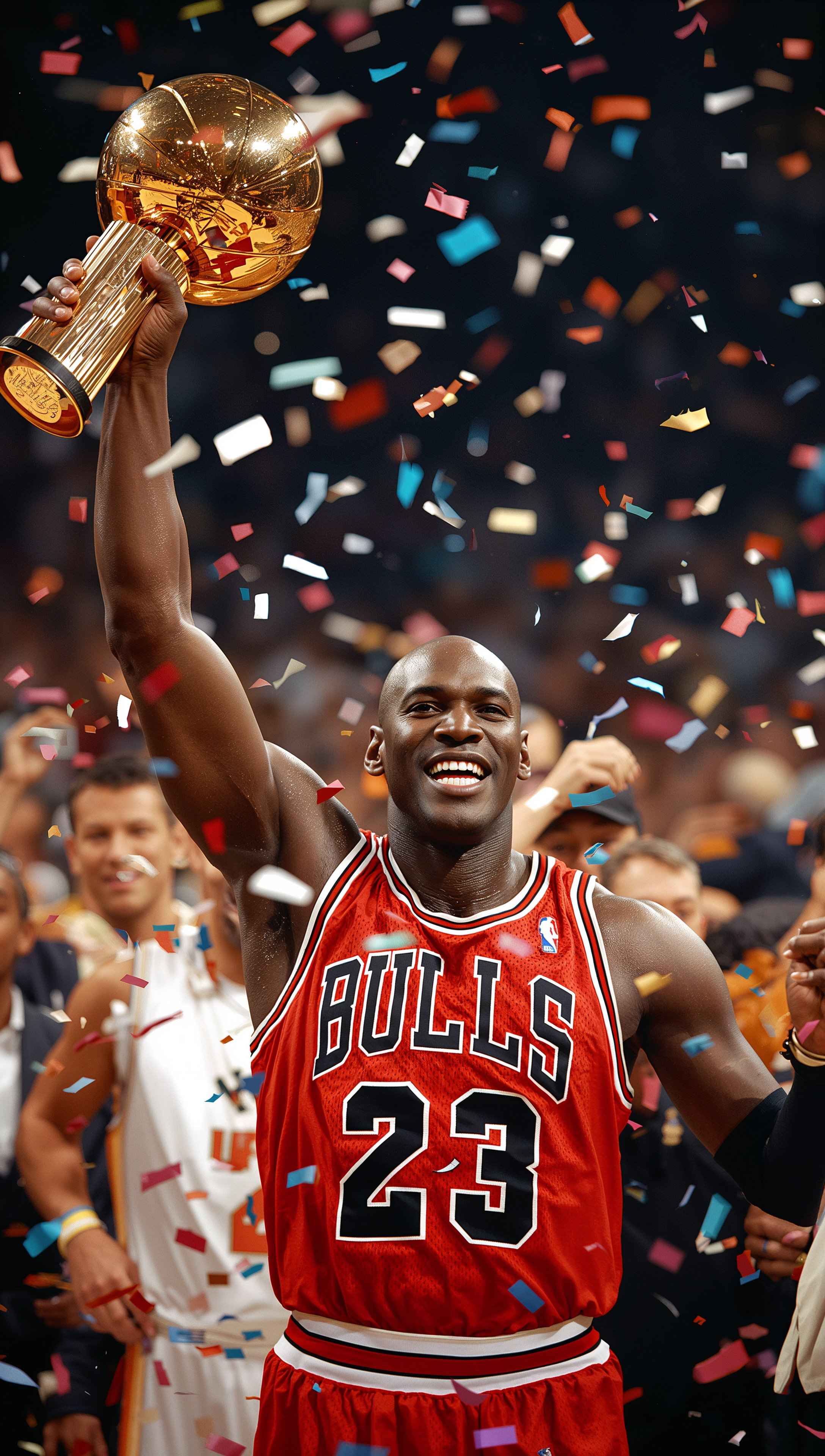 Michael Jordan trophy iPhone wallpaper