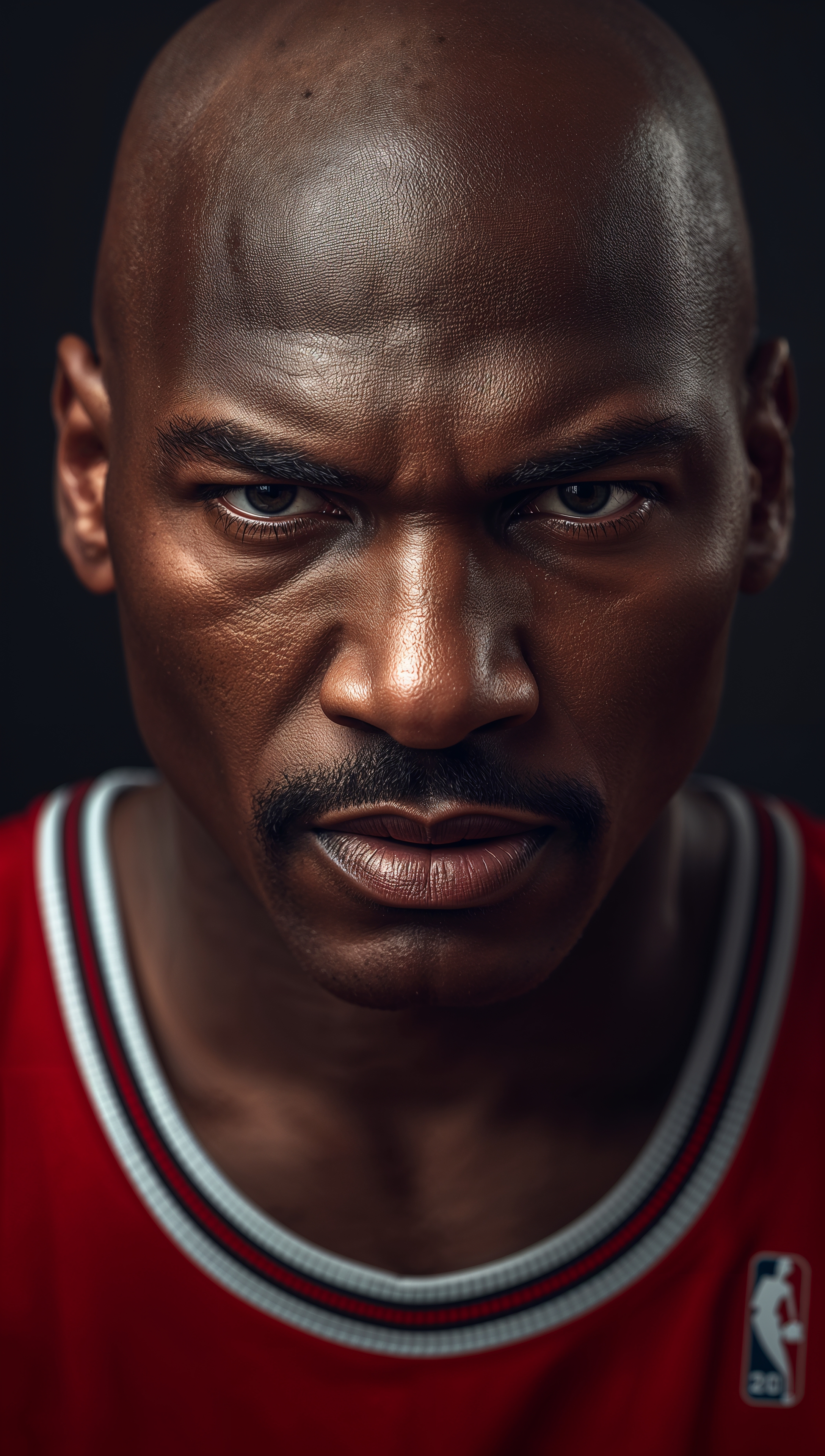 Michael Jordan portrait Bulls iPhone wallpaper