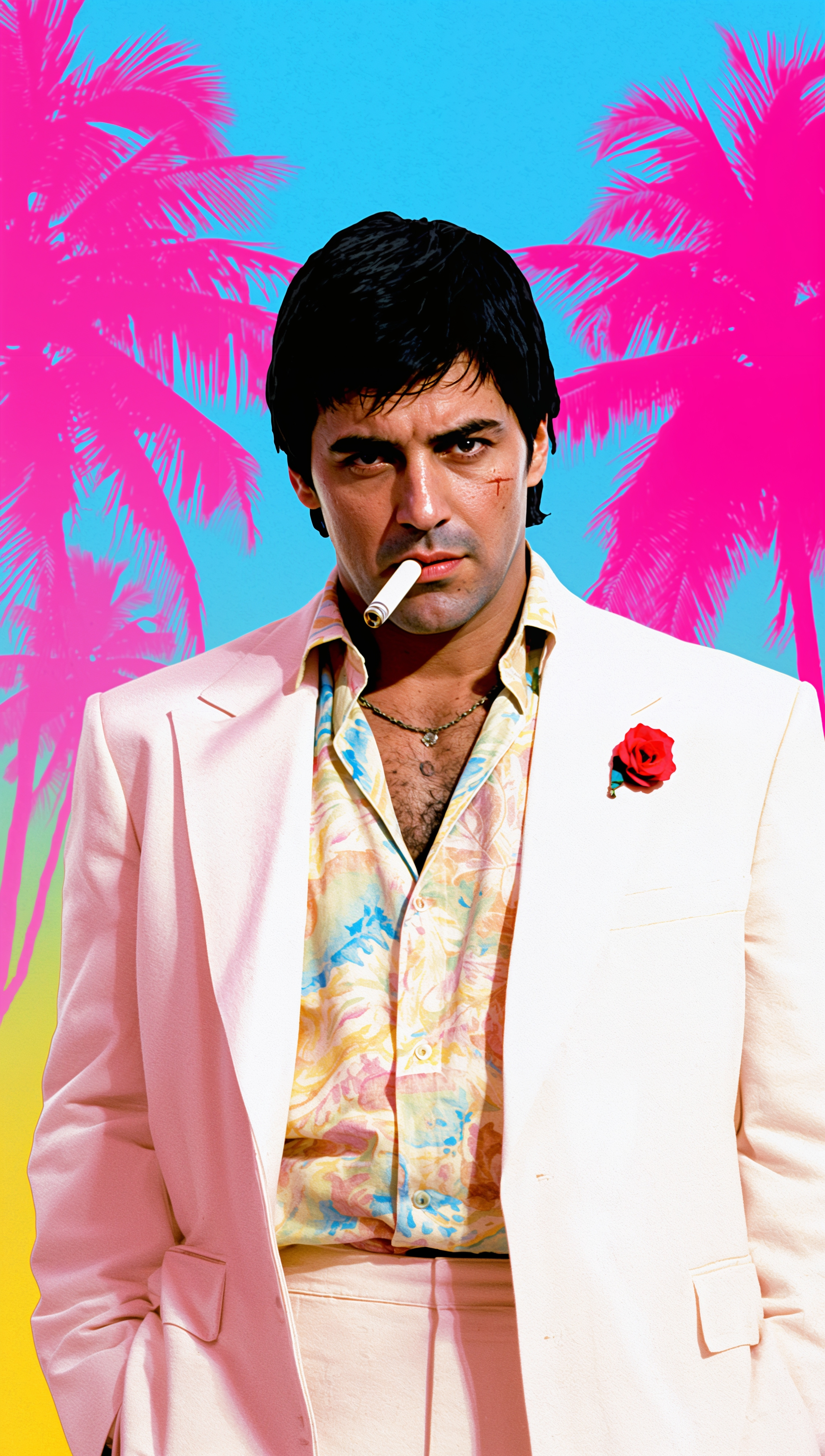 Scarface Tony Montana cigar iPhone wallpaper