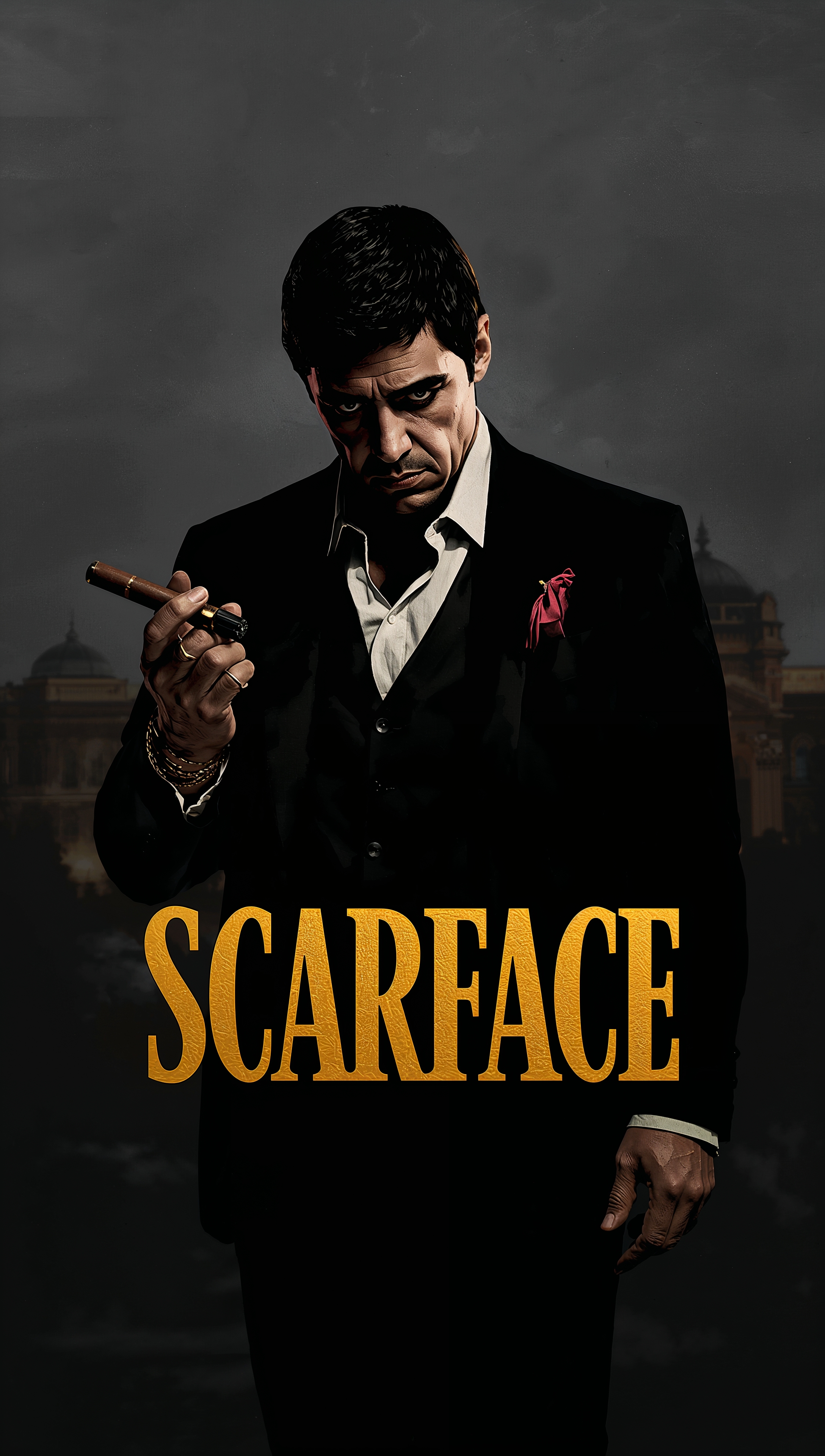 Scarface mafia style iPhone wallpaper