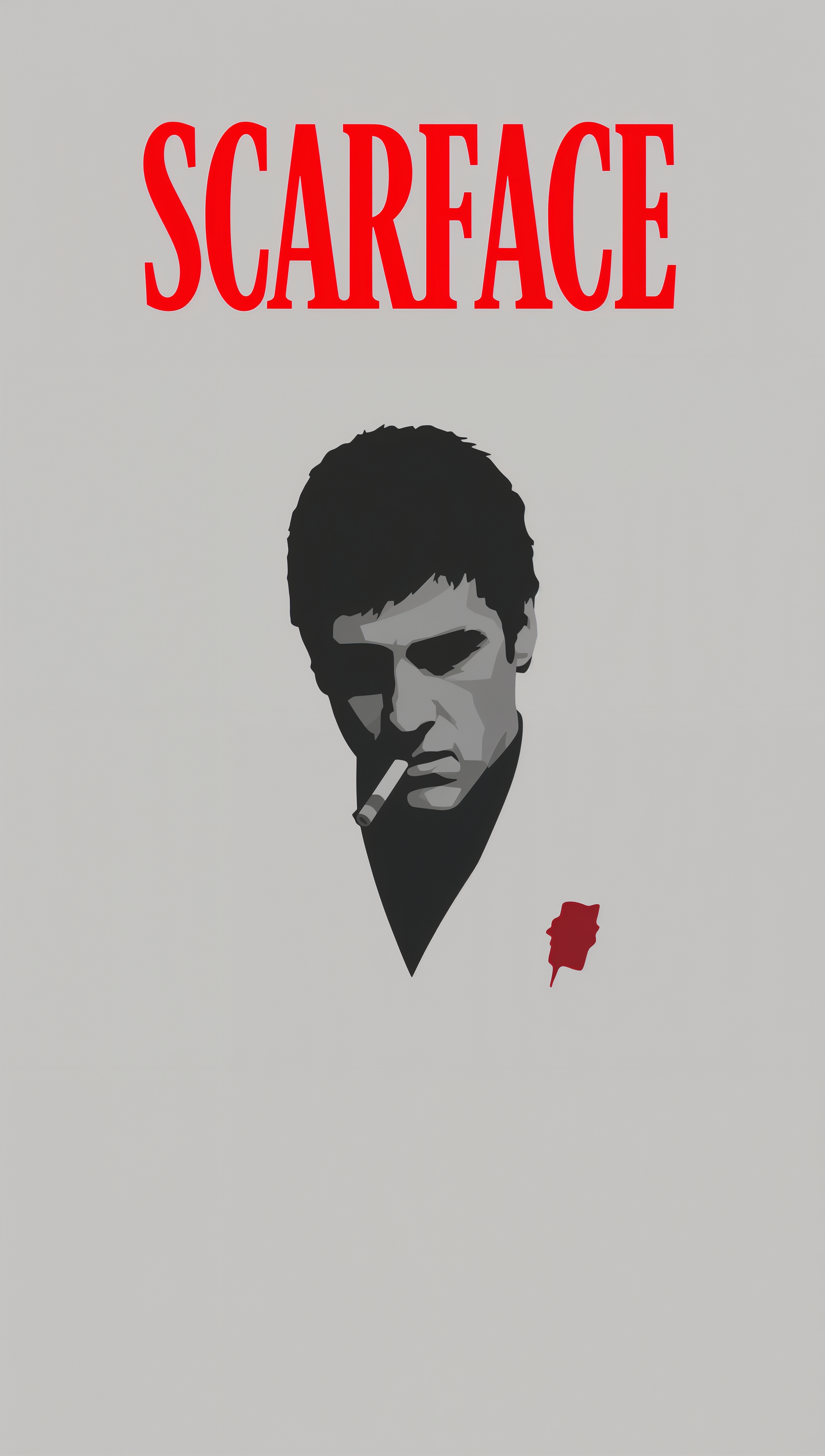 Scarface minimal iPhone wallpaper