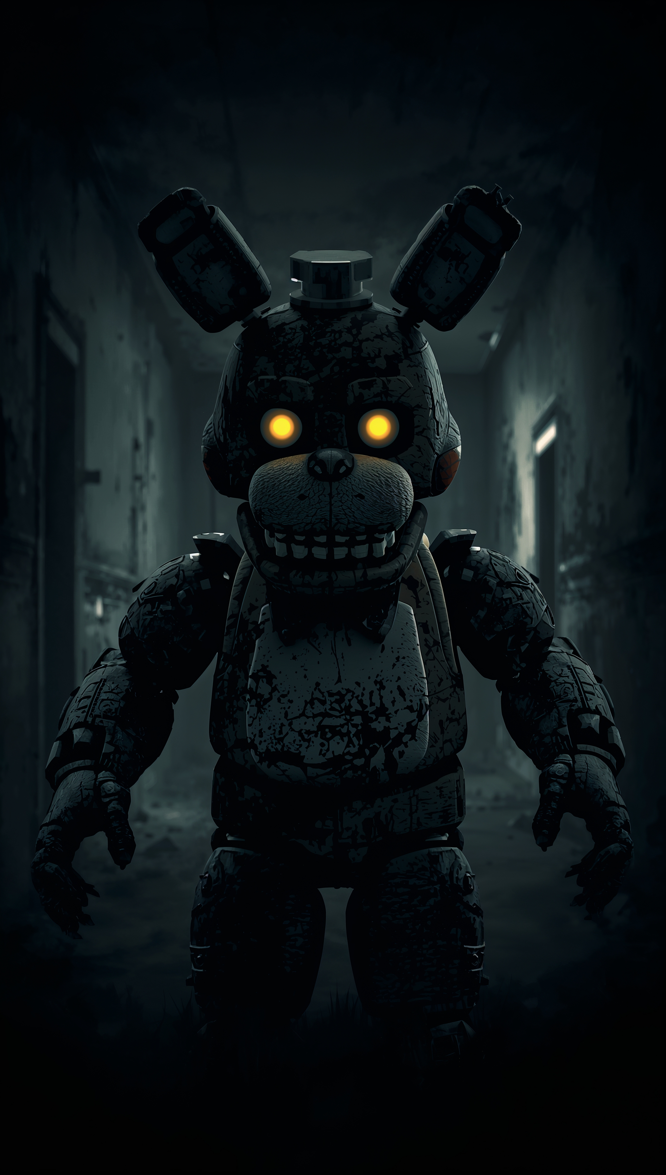 FNAF Springtrap iPhone wallpaper