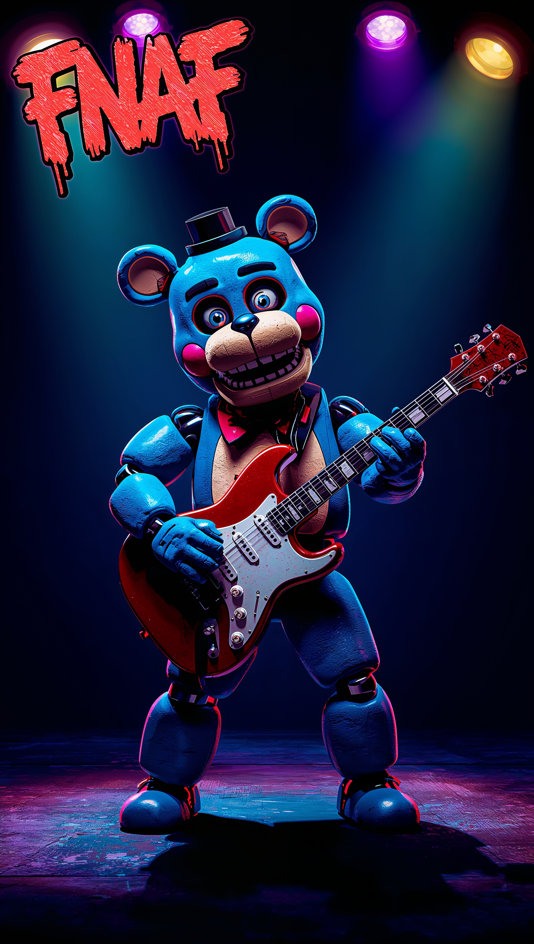FNAF Bonnie guitar iPhone wallpaper