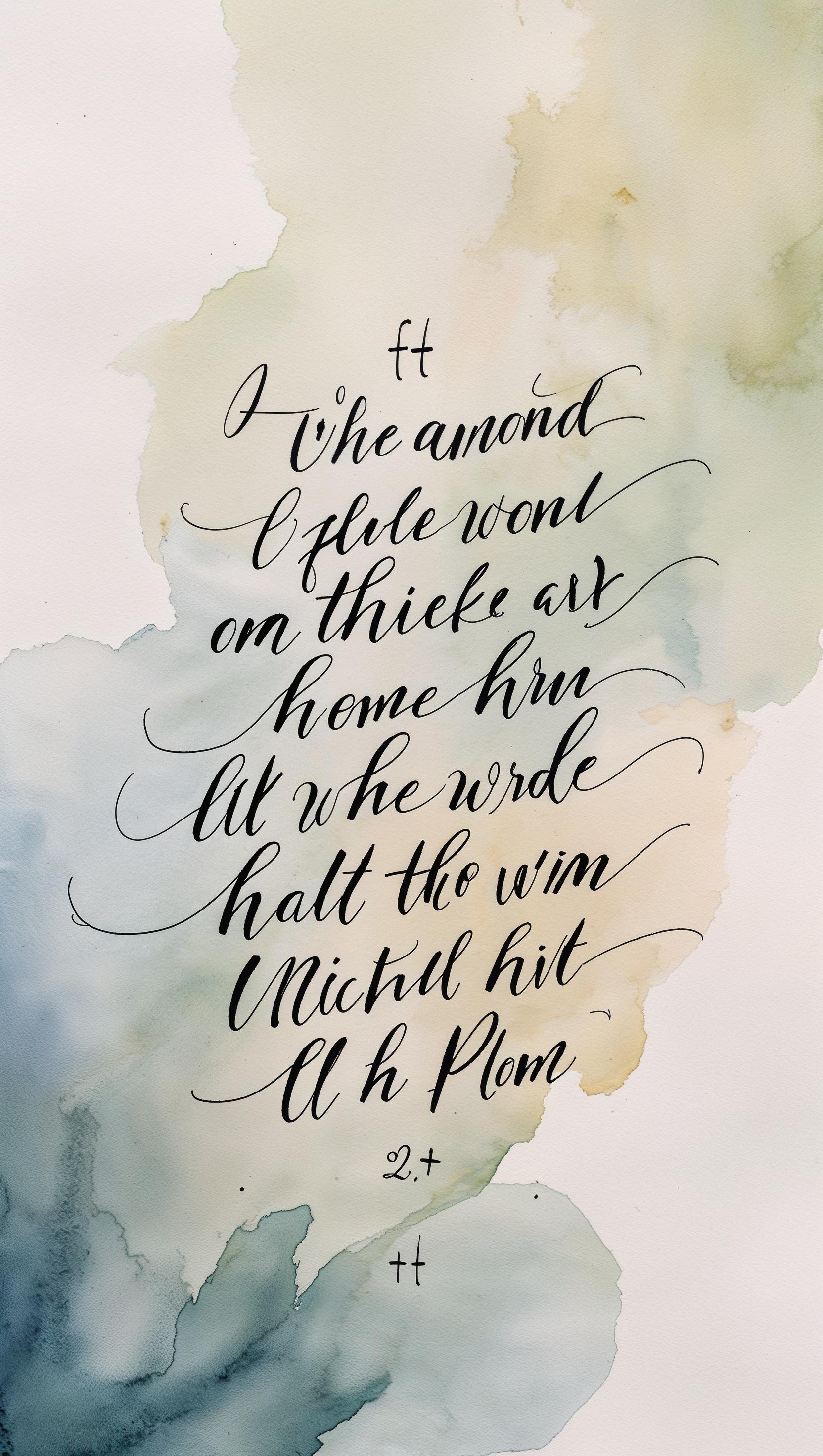 Scripture from Psalms over a watercolor-style background with soft texture