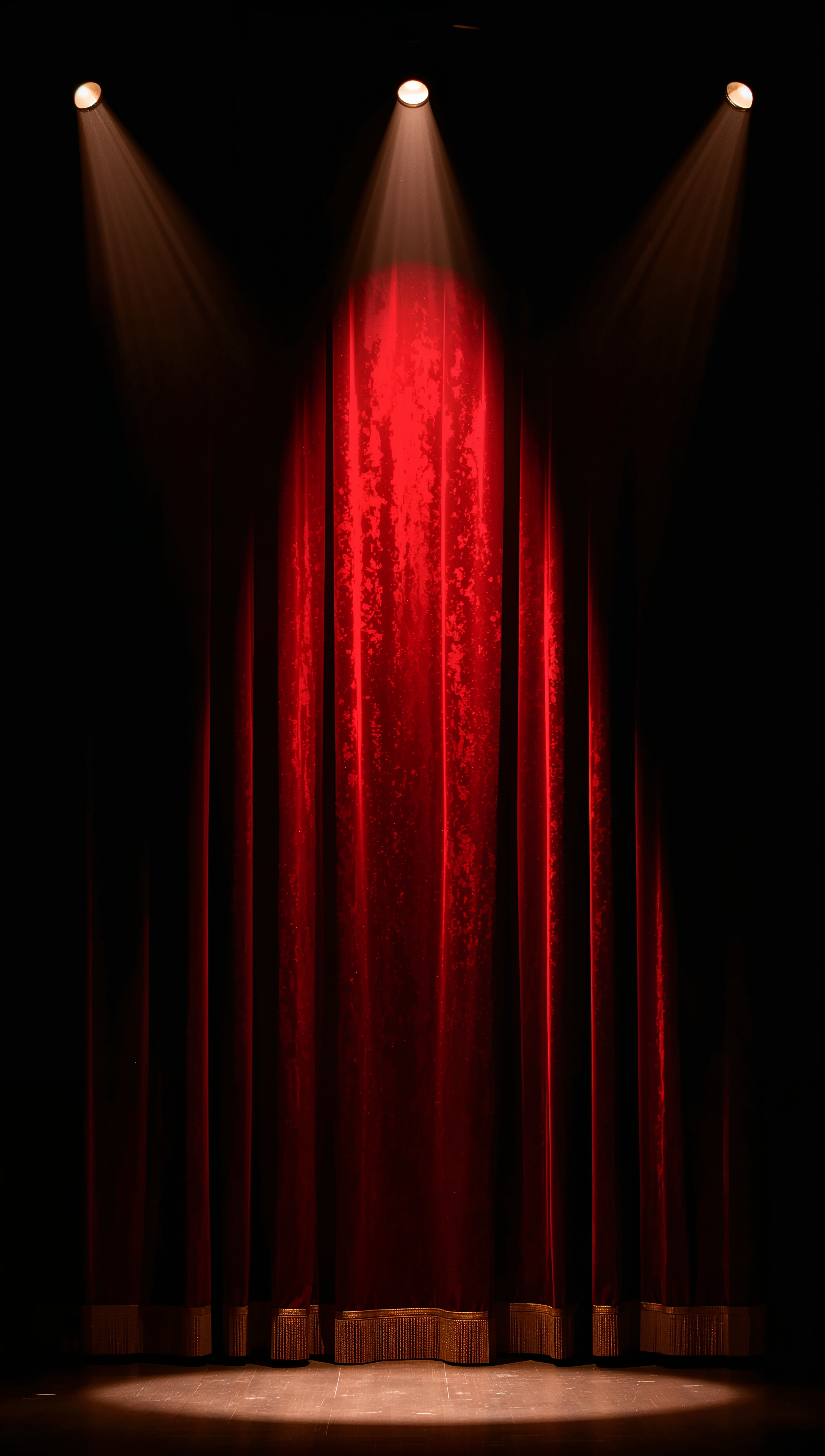 theatre iphone wallpaper spotlight red curtain