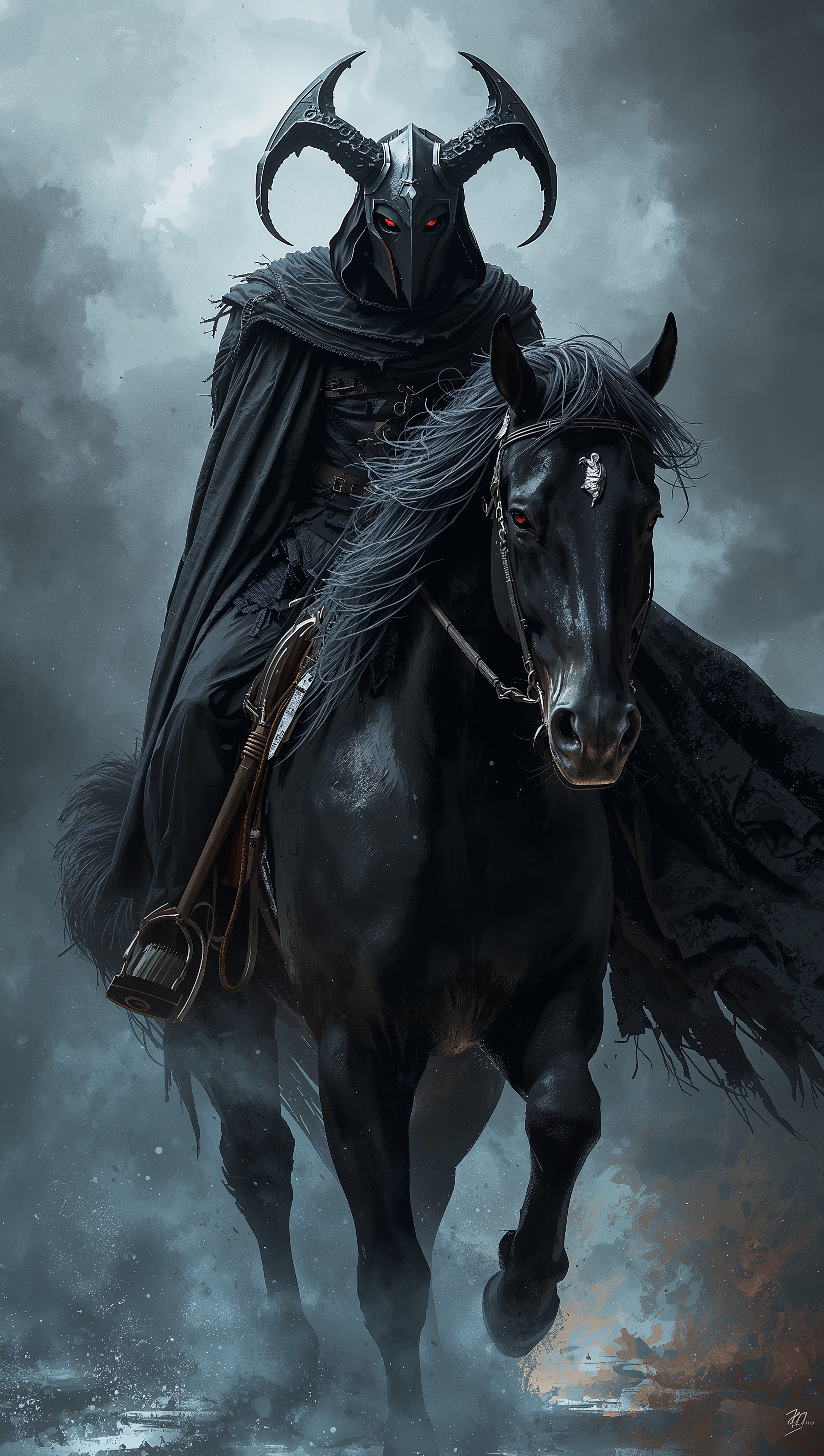 Lord of the Rings – Nazgul rider iPhone wallpaper
