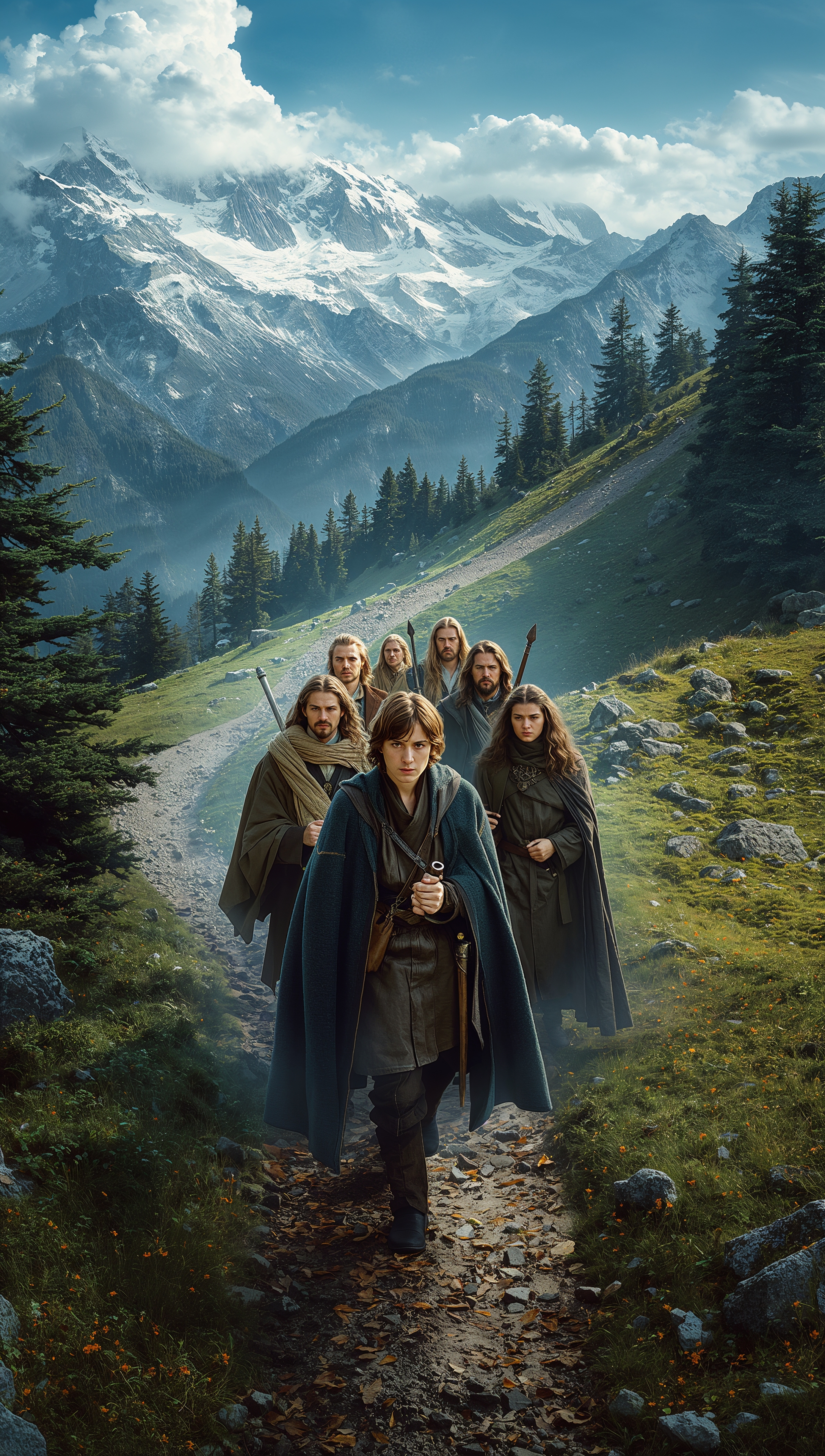 Lord of the Rings – Fellowship journey iPhone wallpaper