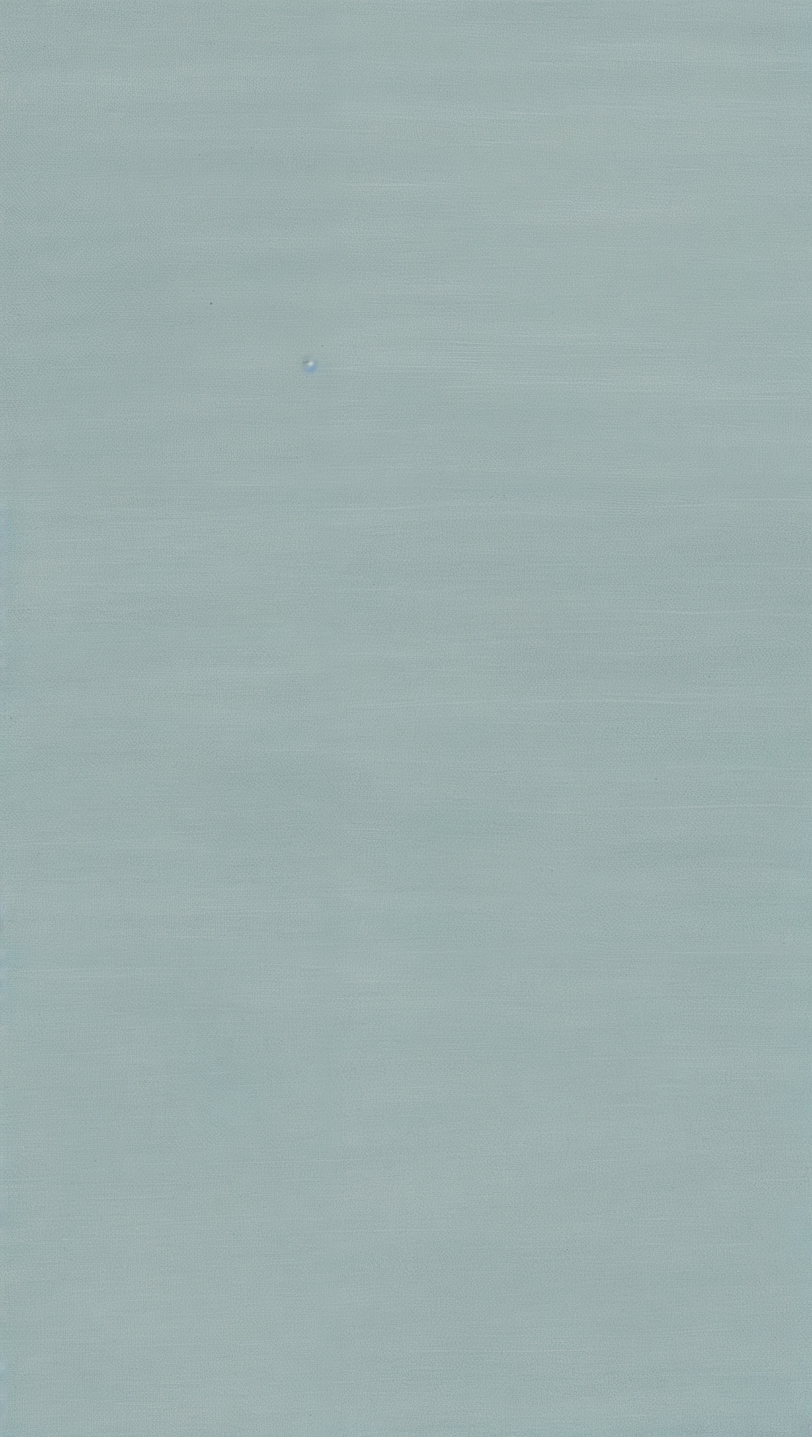 Solid muted pastel blue background with subtle paper texture