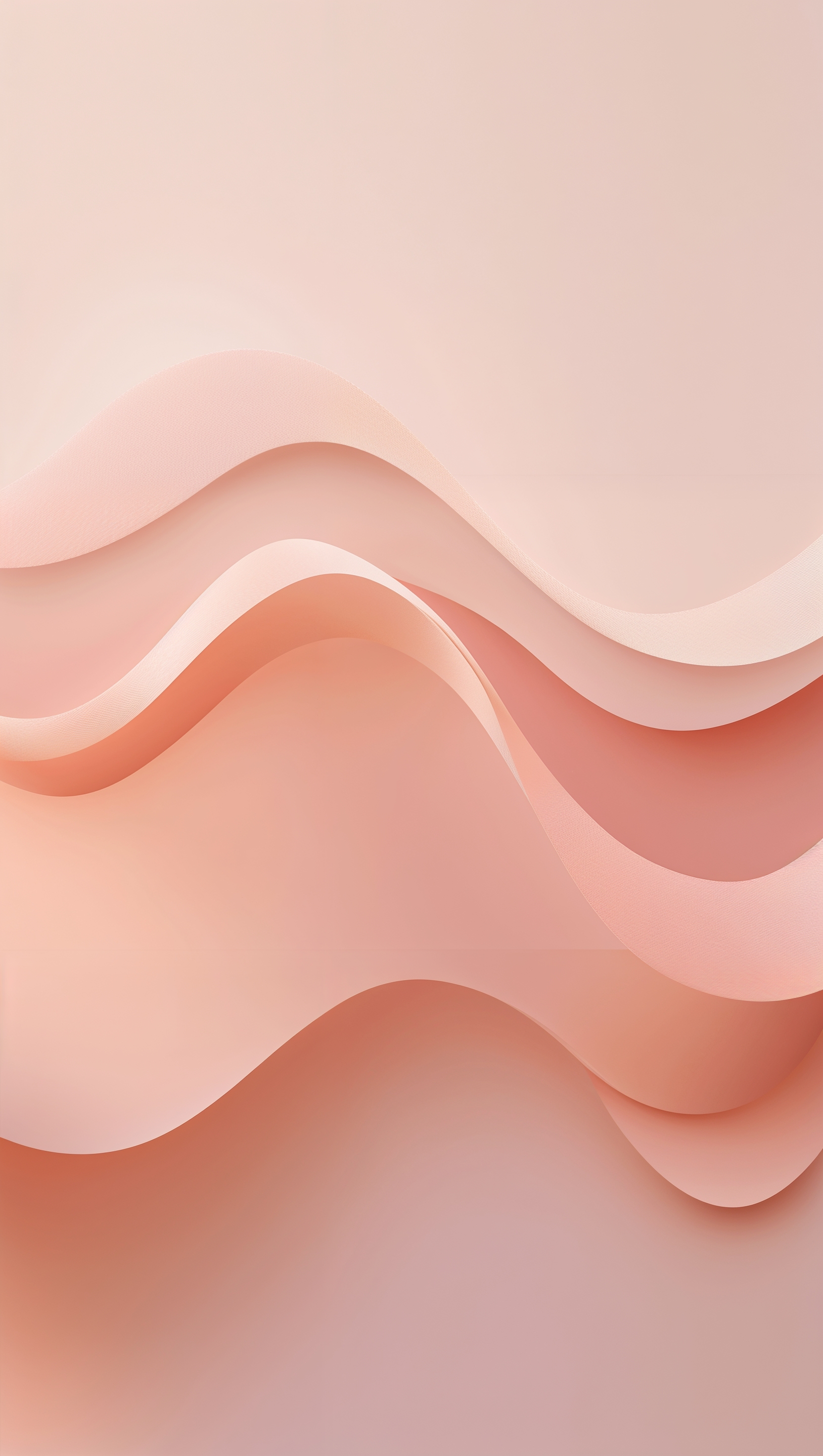 Pastel peach gradient from top to bottom, soft and clean iPhone wallpaper
