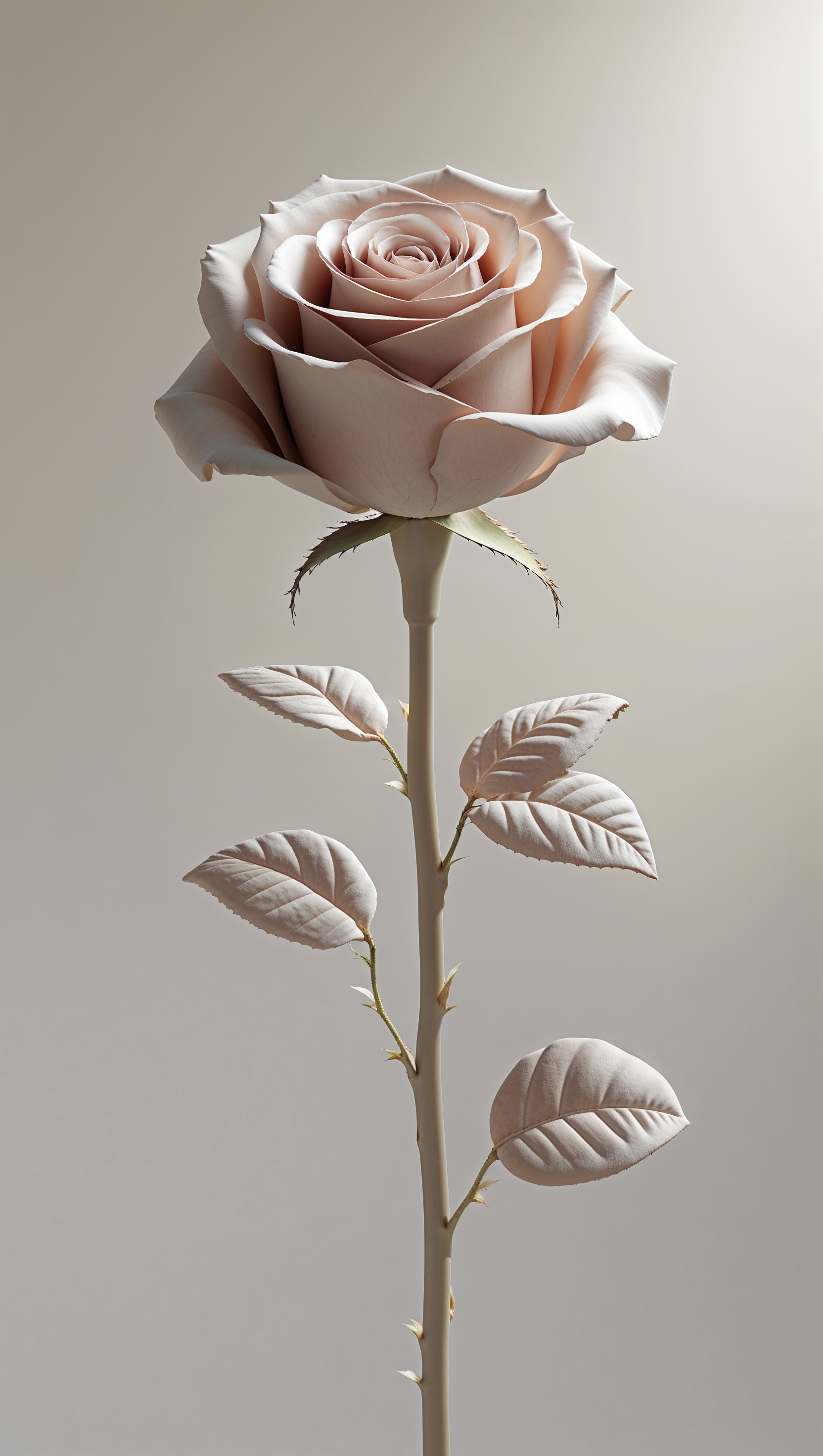 Dusty rose solid color with soft velvet texture effect