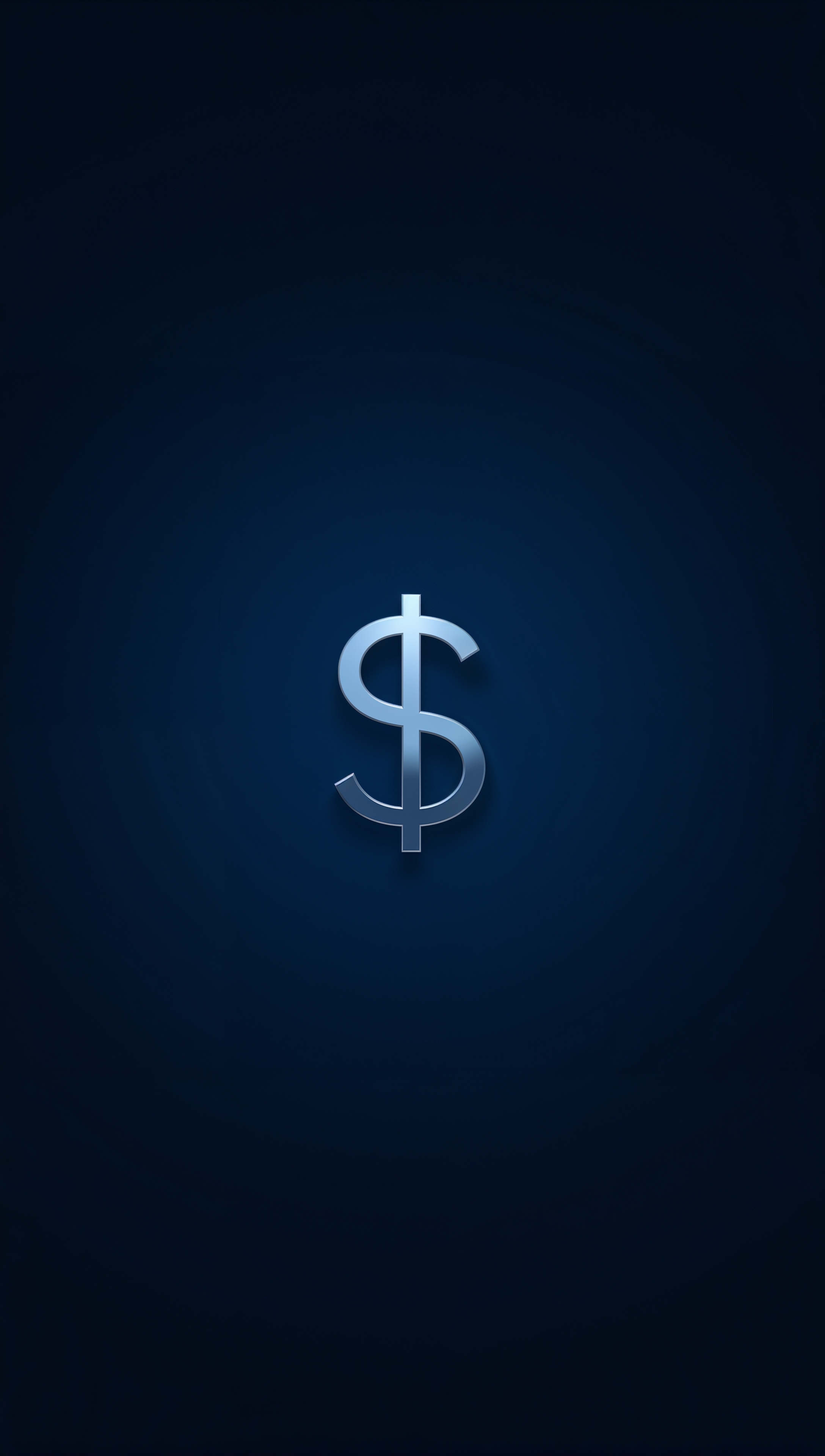 Money iPhone wallpaper – glowing dollar symbol