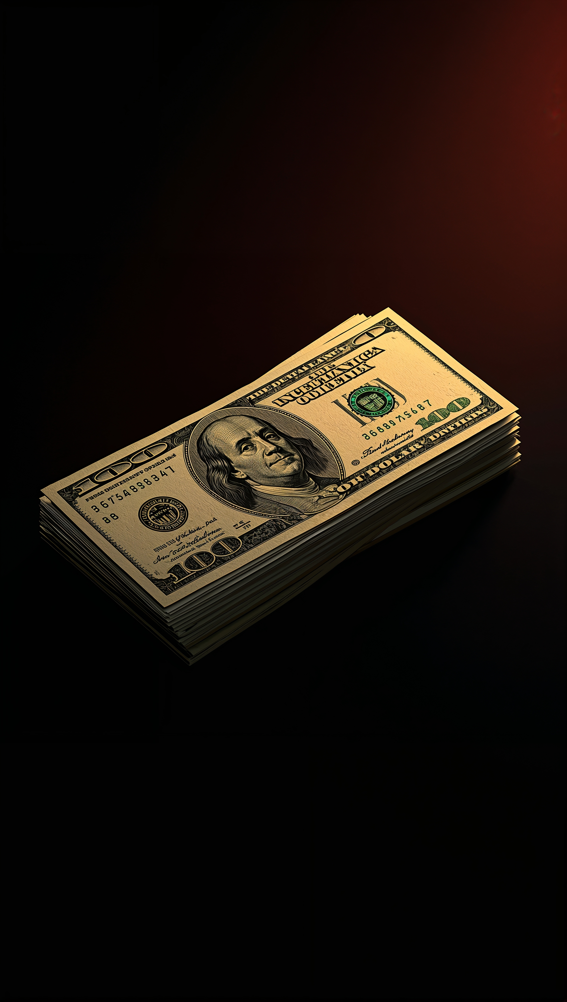 Money iPhone wallpaper – raining money fantasy