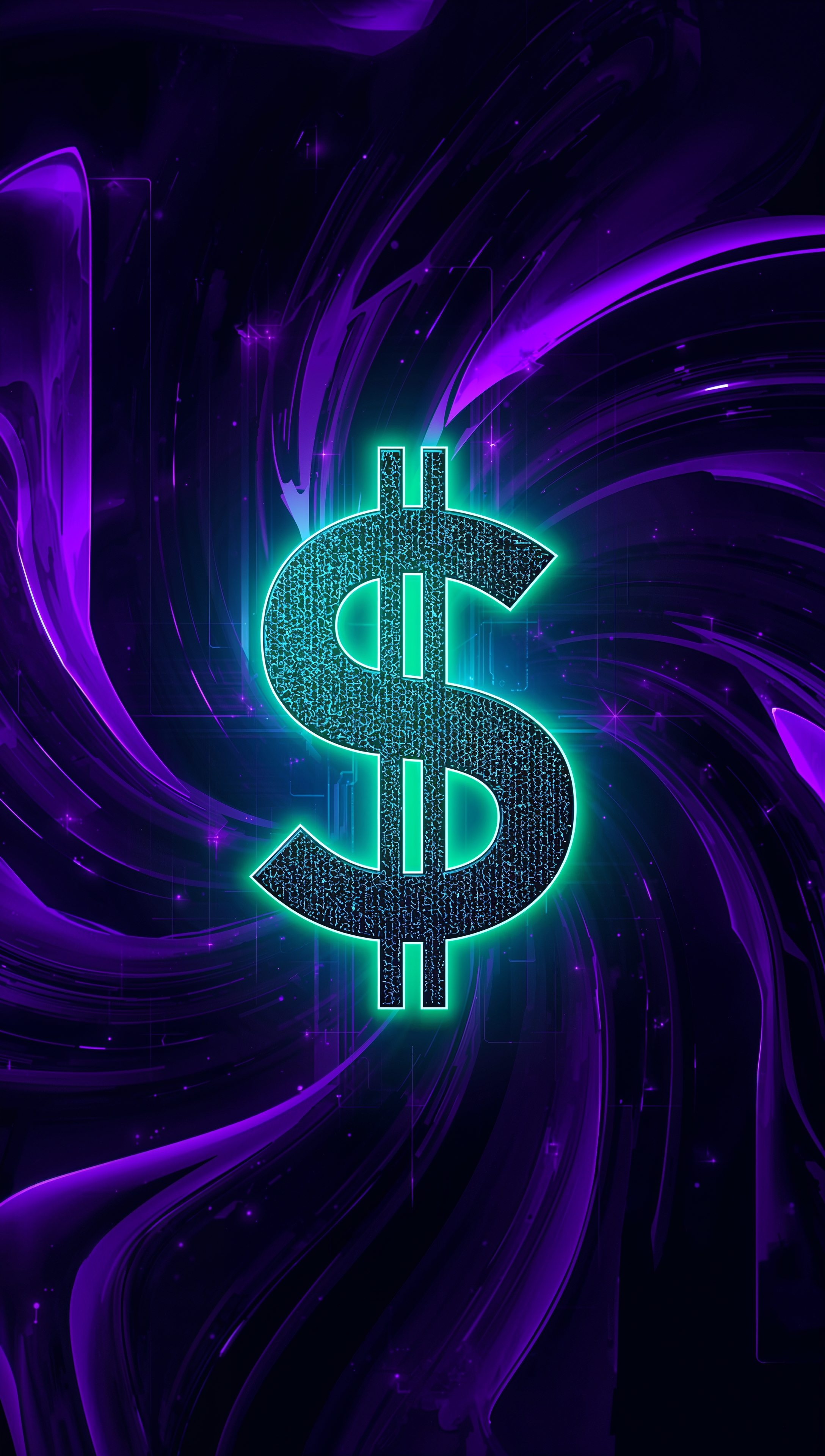 Money iPhone wallpaper – raining money fantasy