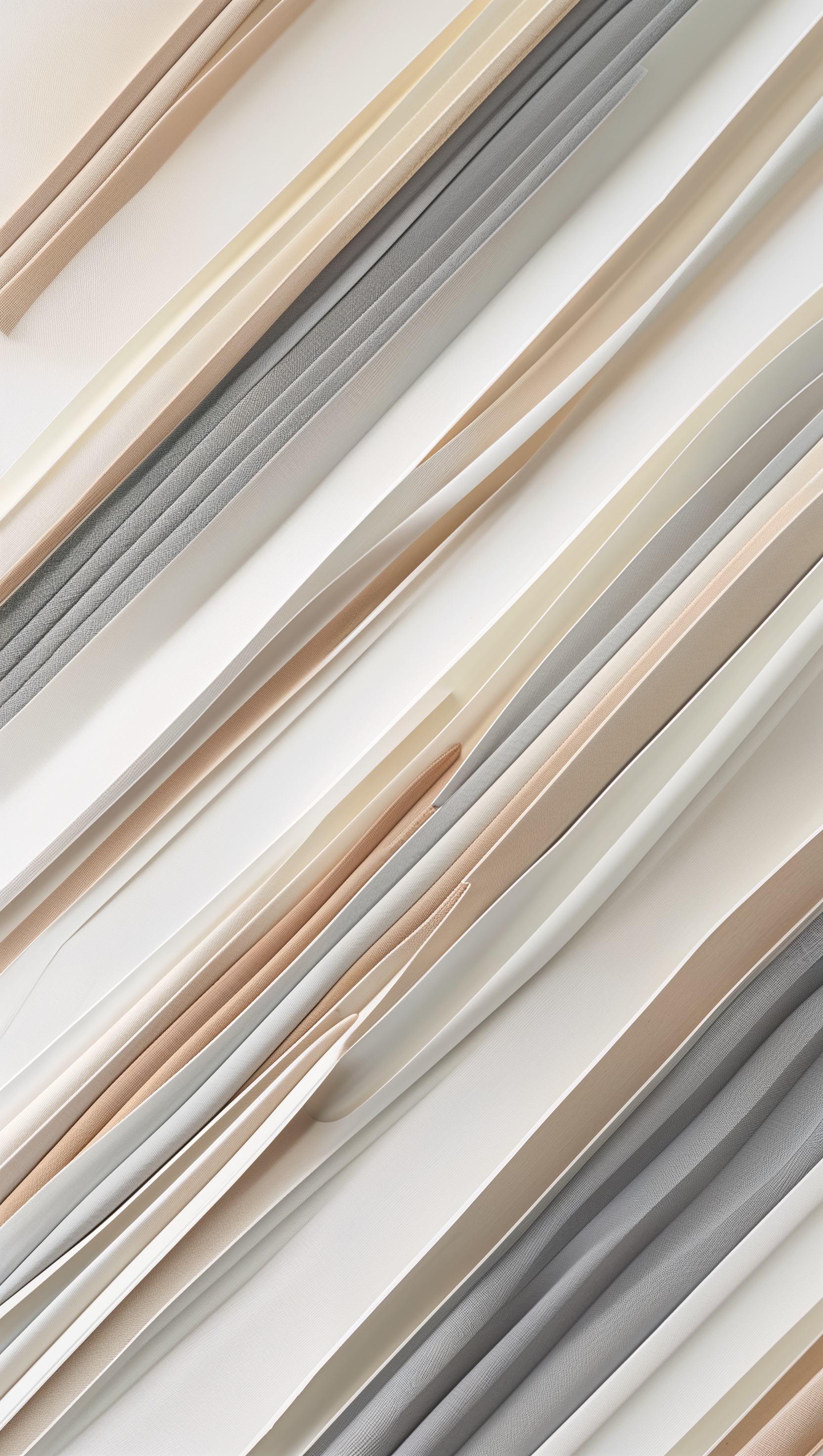Wavy neutral color lines crossing diagonally, gentle motion feel