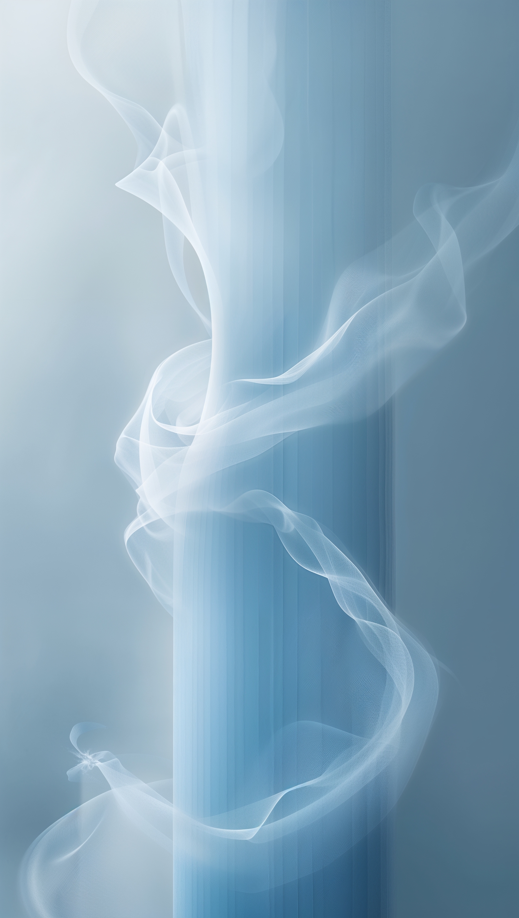 Gentle misty texture over pale blue vertical gradient