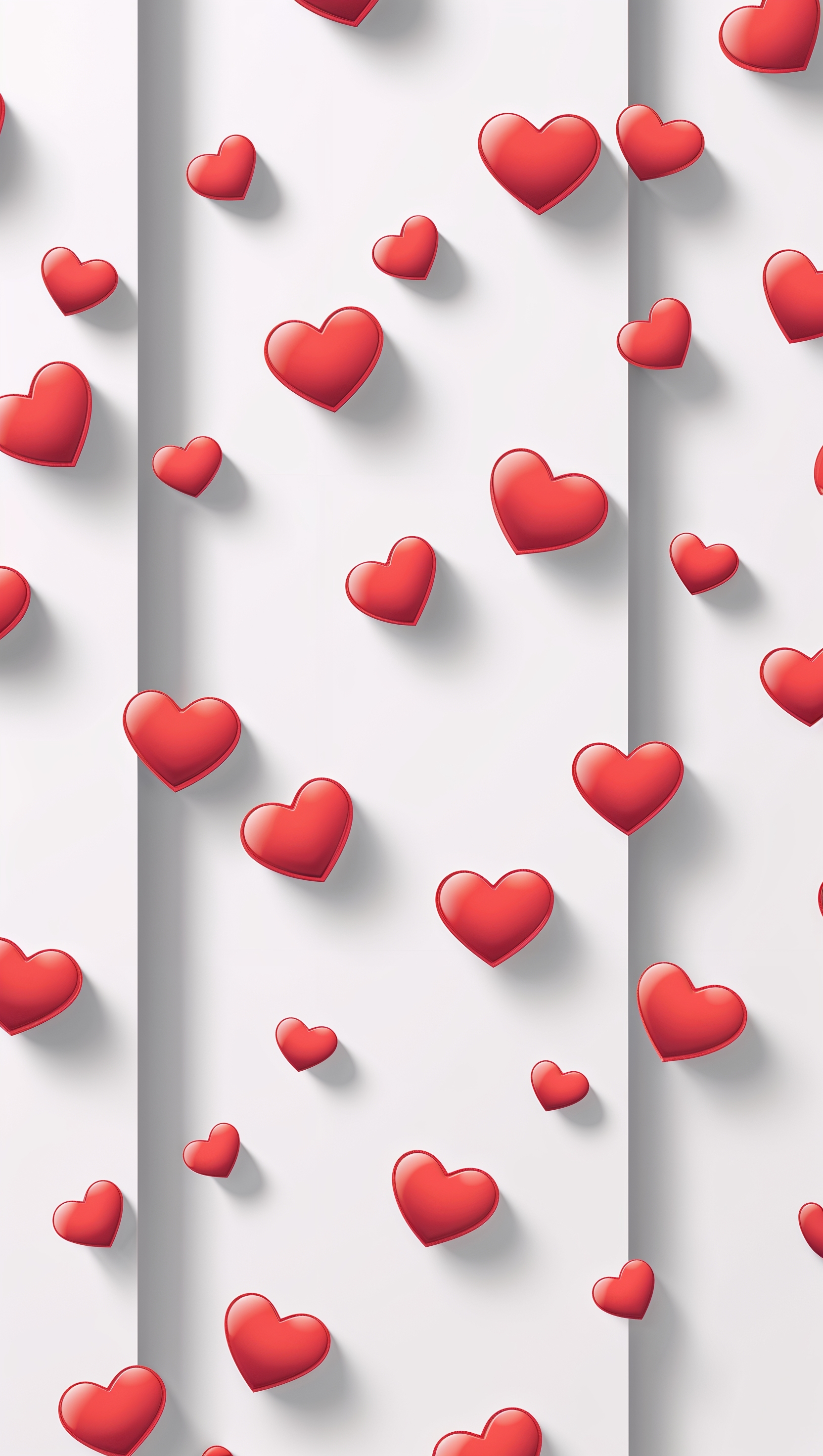 Tiny heart emojis scattered across a clean white vertical layout