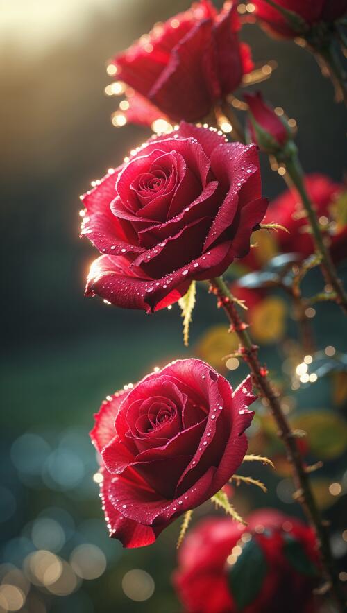 Romantic Rose iPhone Wallpaper