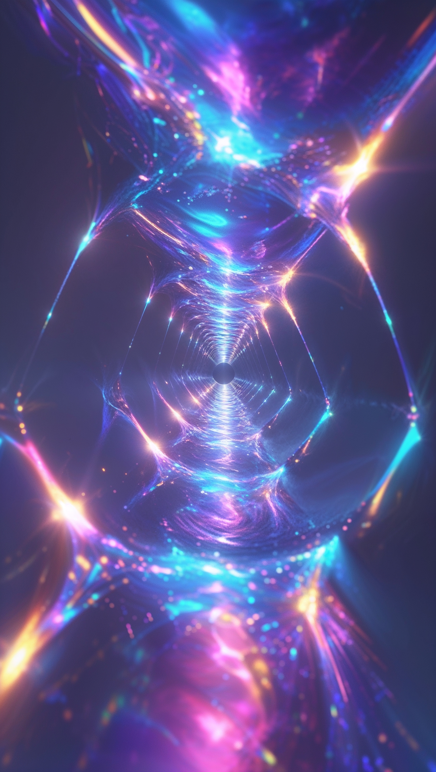 Vertical flowing gradient with silk-like texture and smooth transition