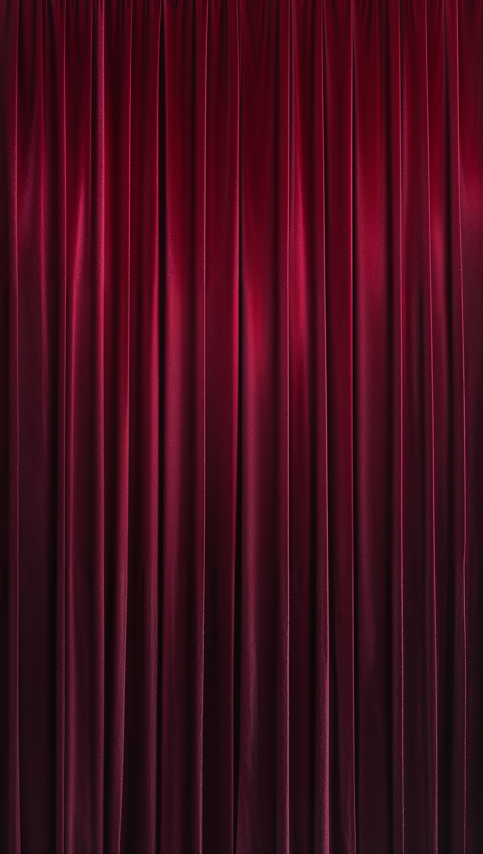 Deep crimson red gradient with subtle light reflection, vertical layout