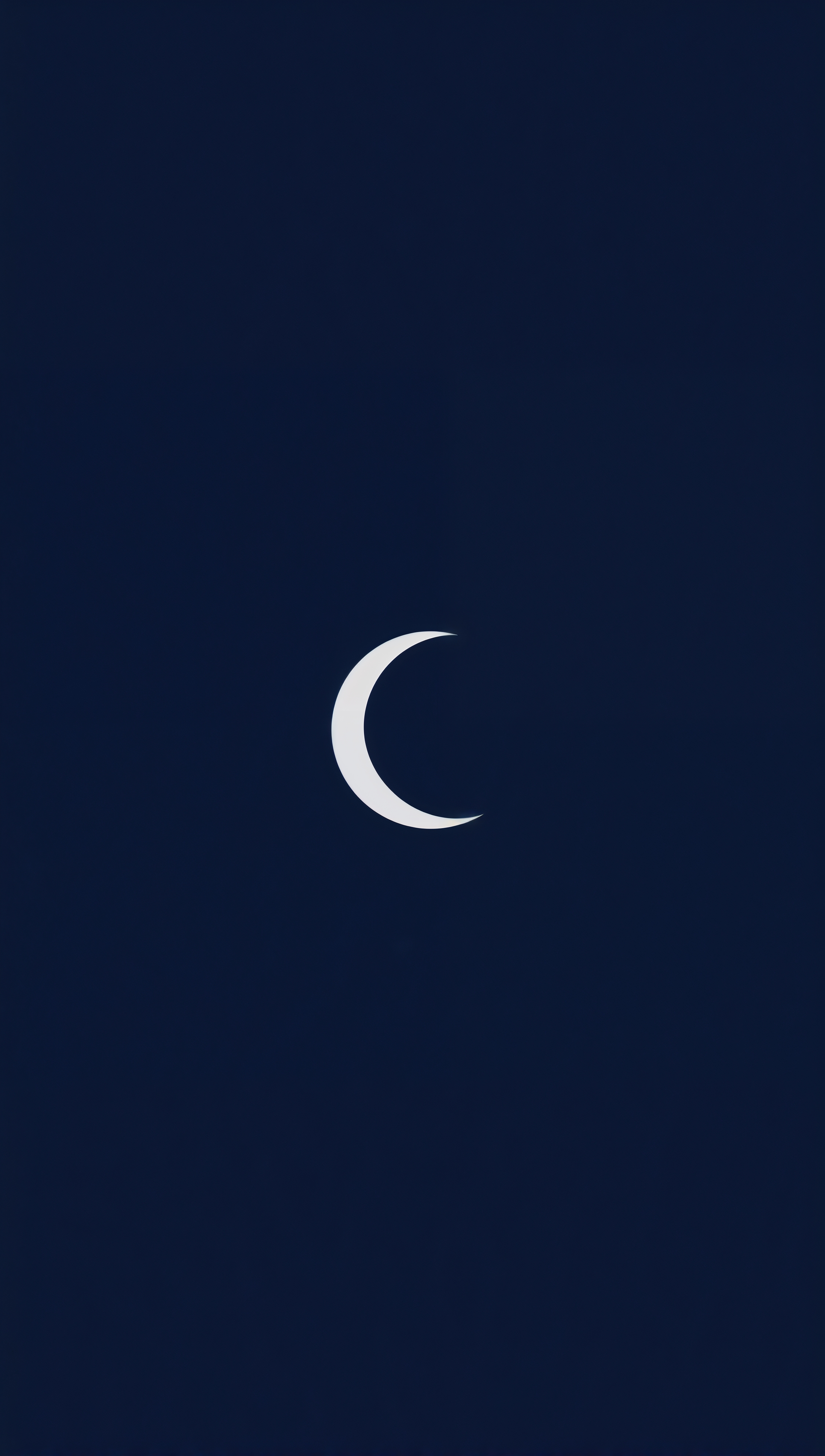 Moon iPhone wallpaper – minimalist white moon