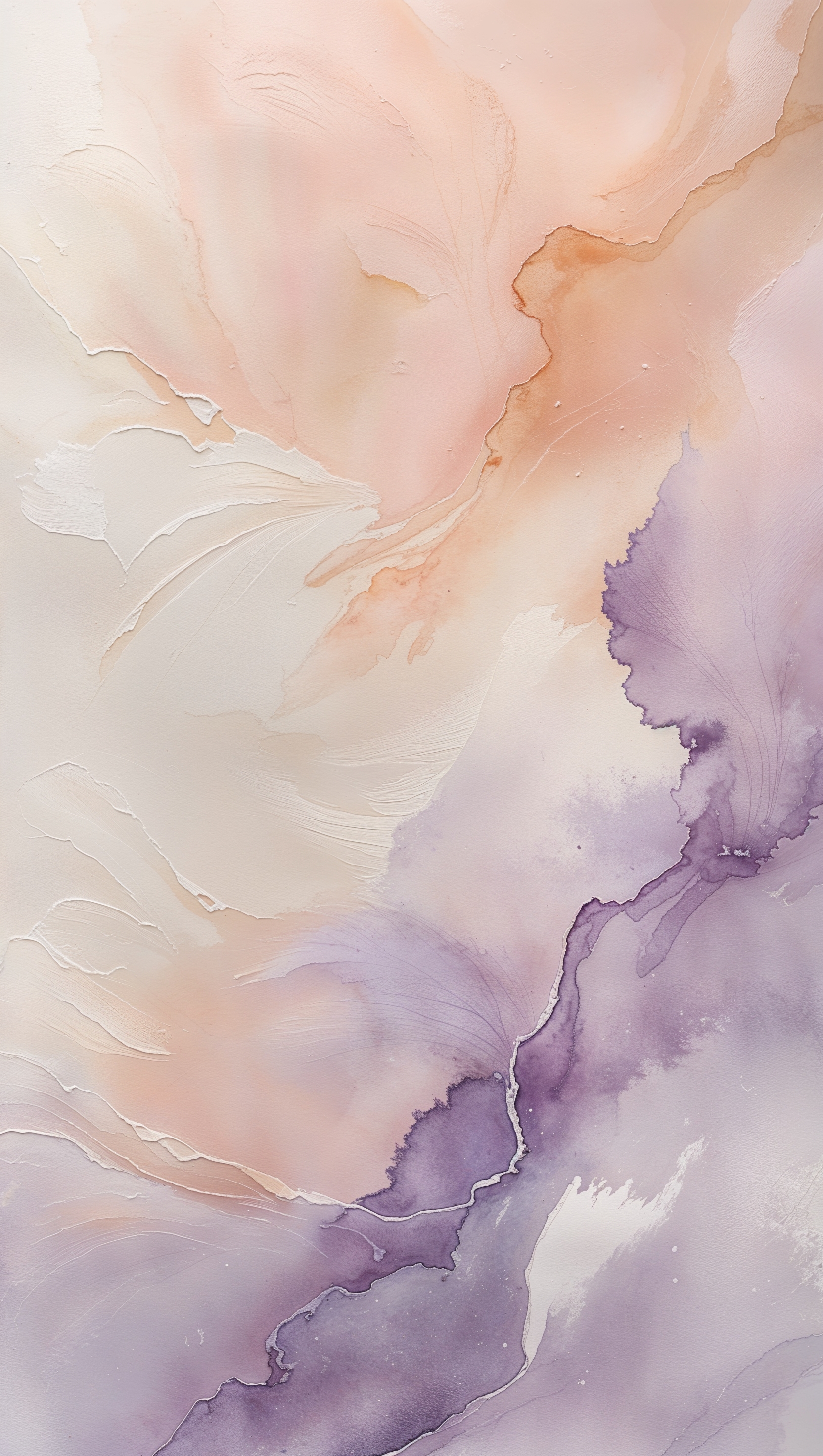 Calming abstract watercolor background in pastel tones