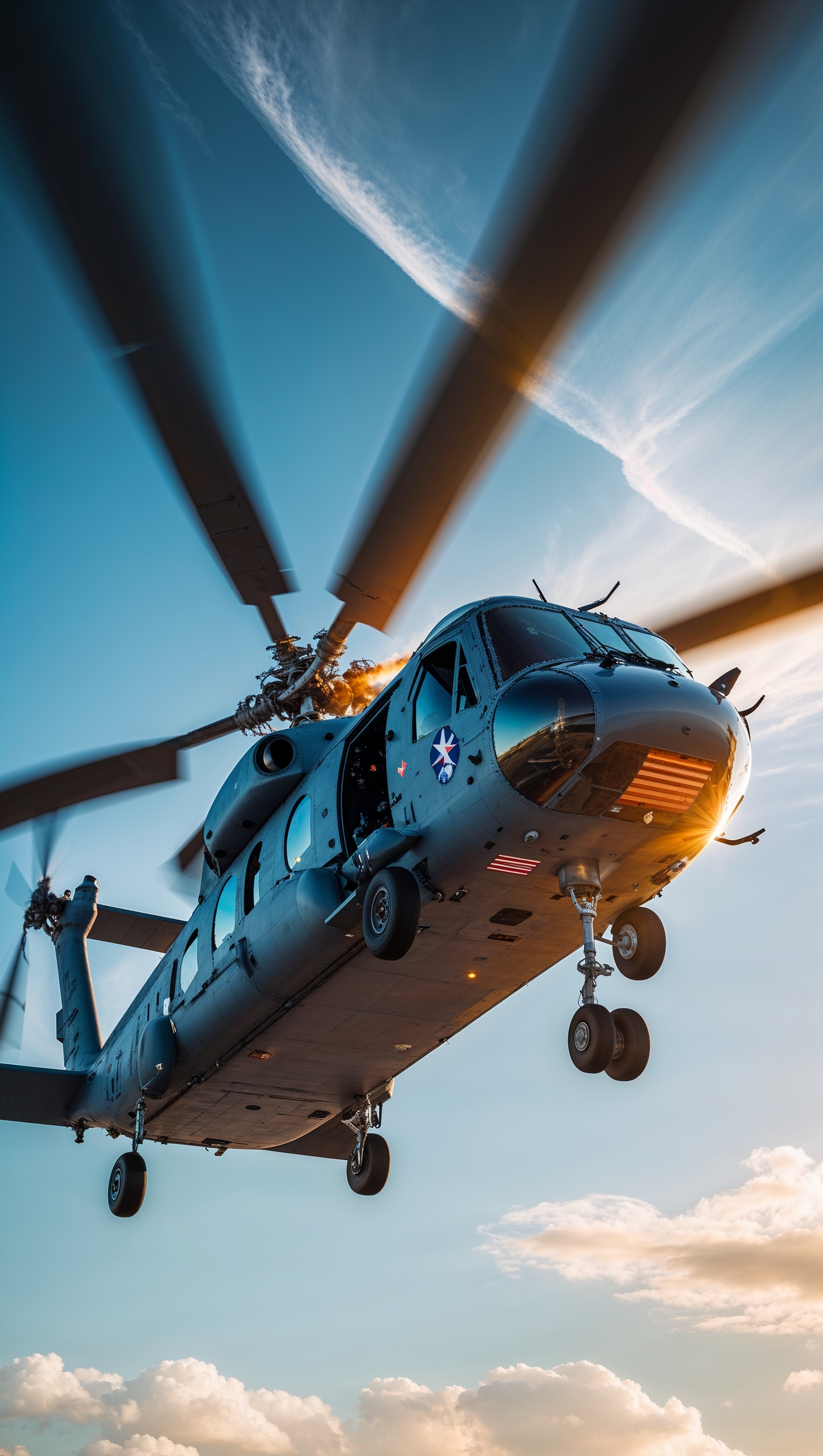 Air force medical evacuation helicopter — iPhone wallpaper