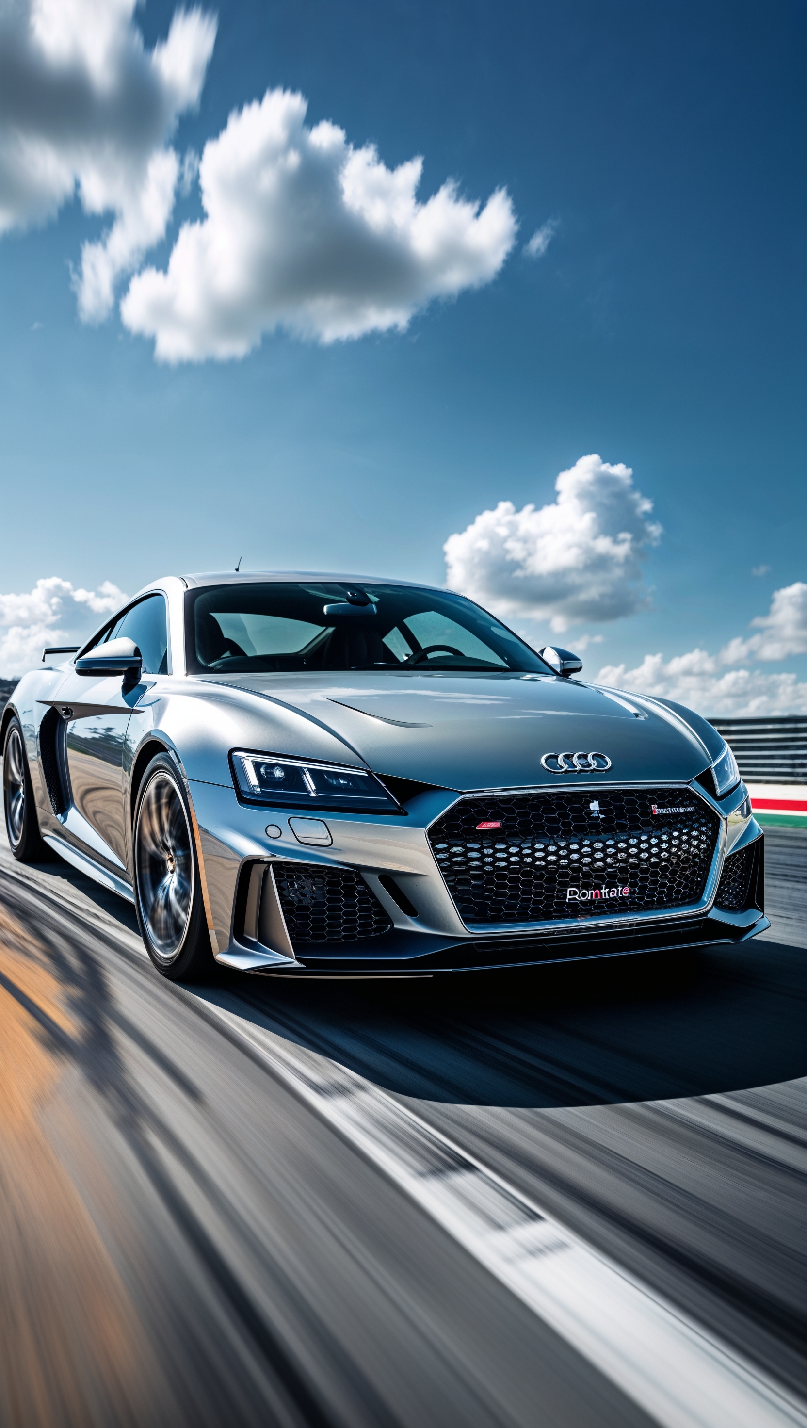 Audi sports car racing for iPhone background