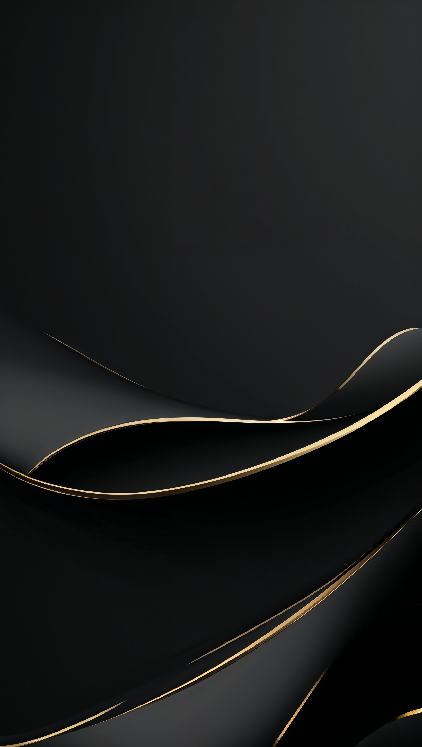 Design a minimalistic black and gold iPhone wallpaper