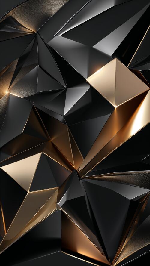 Black and Gold Wallpaper for iPhone