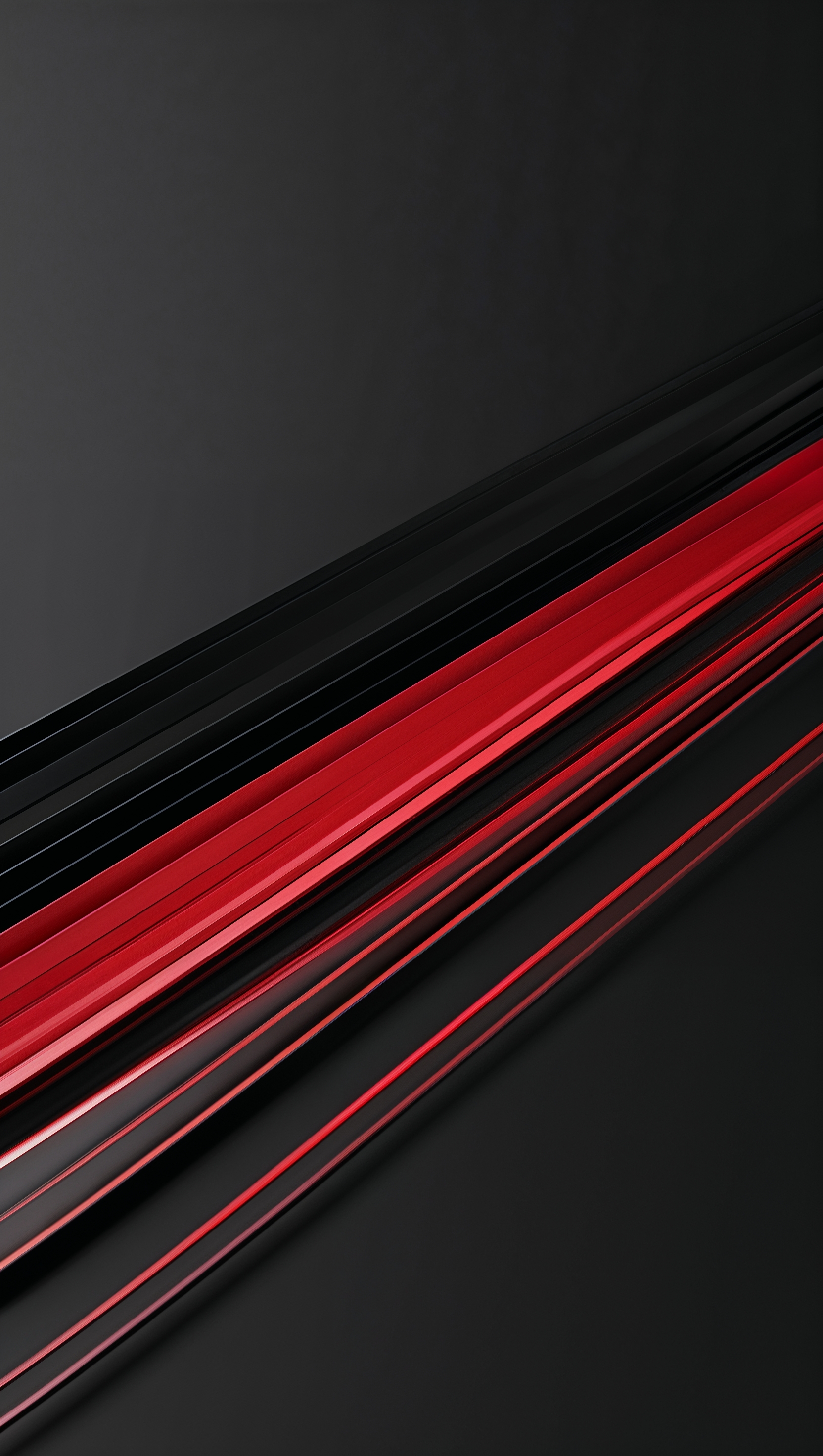iPhone background with parallel red lines on black background