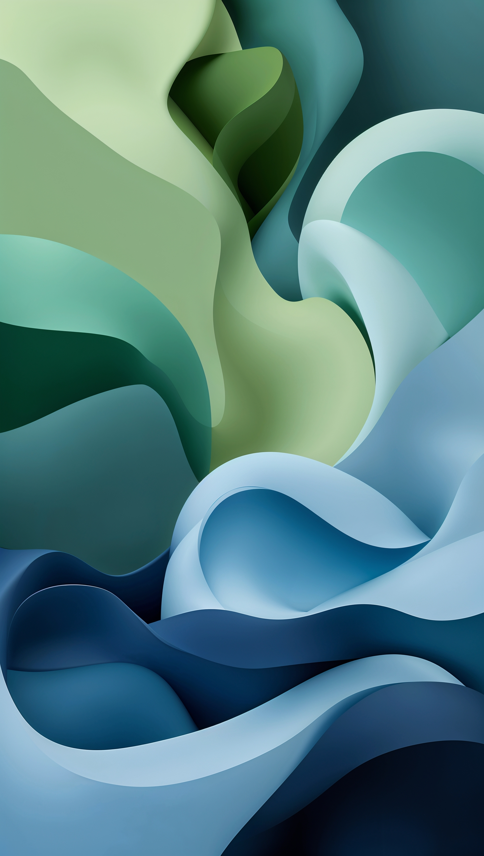 Create an iPhone wallpaper with a blend of green and blue colors, referencing methamphetamine themes