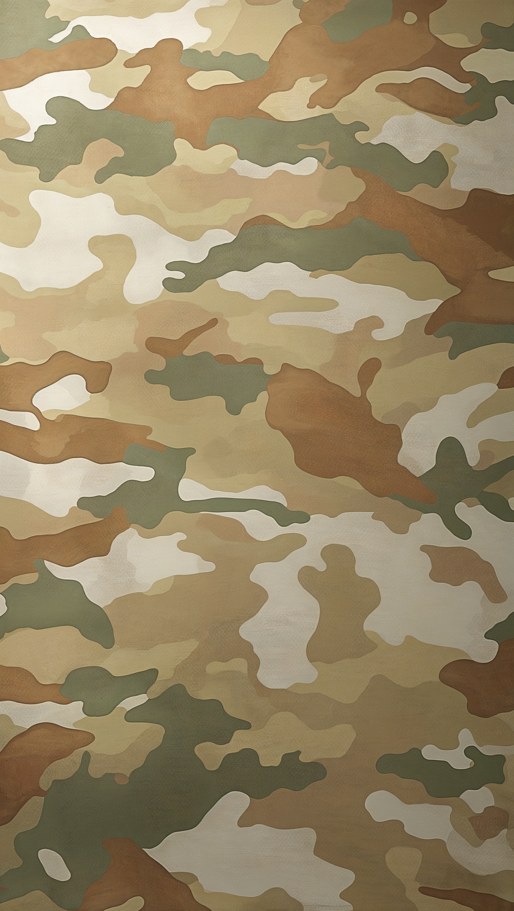 Military-style camo wallpaper with desert colors, iPhone resolution