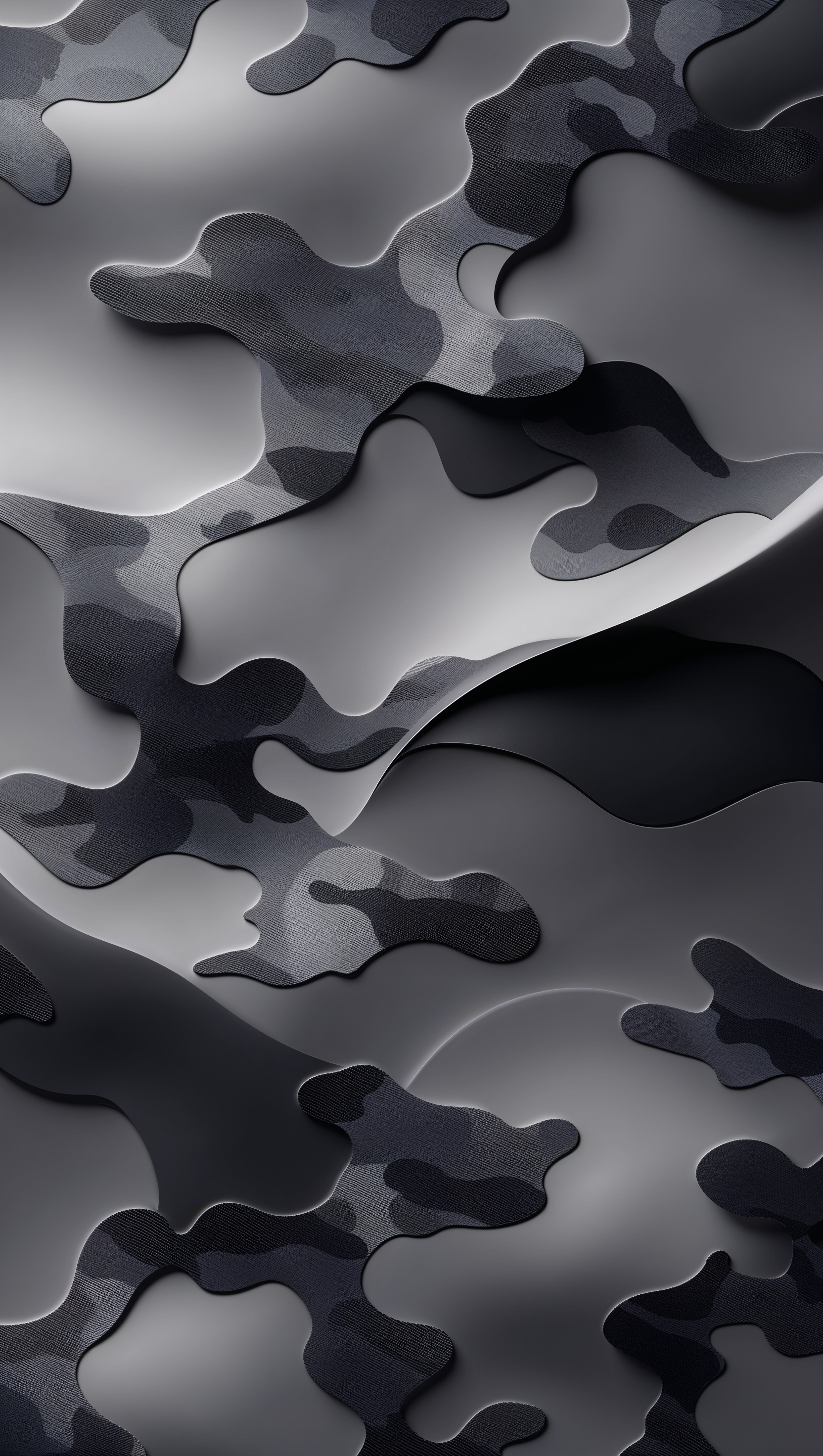 Monochrome camo background, minimalist design for iPhone