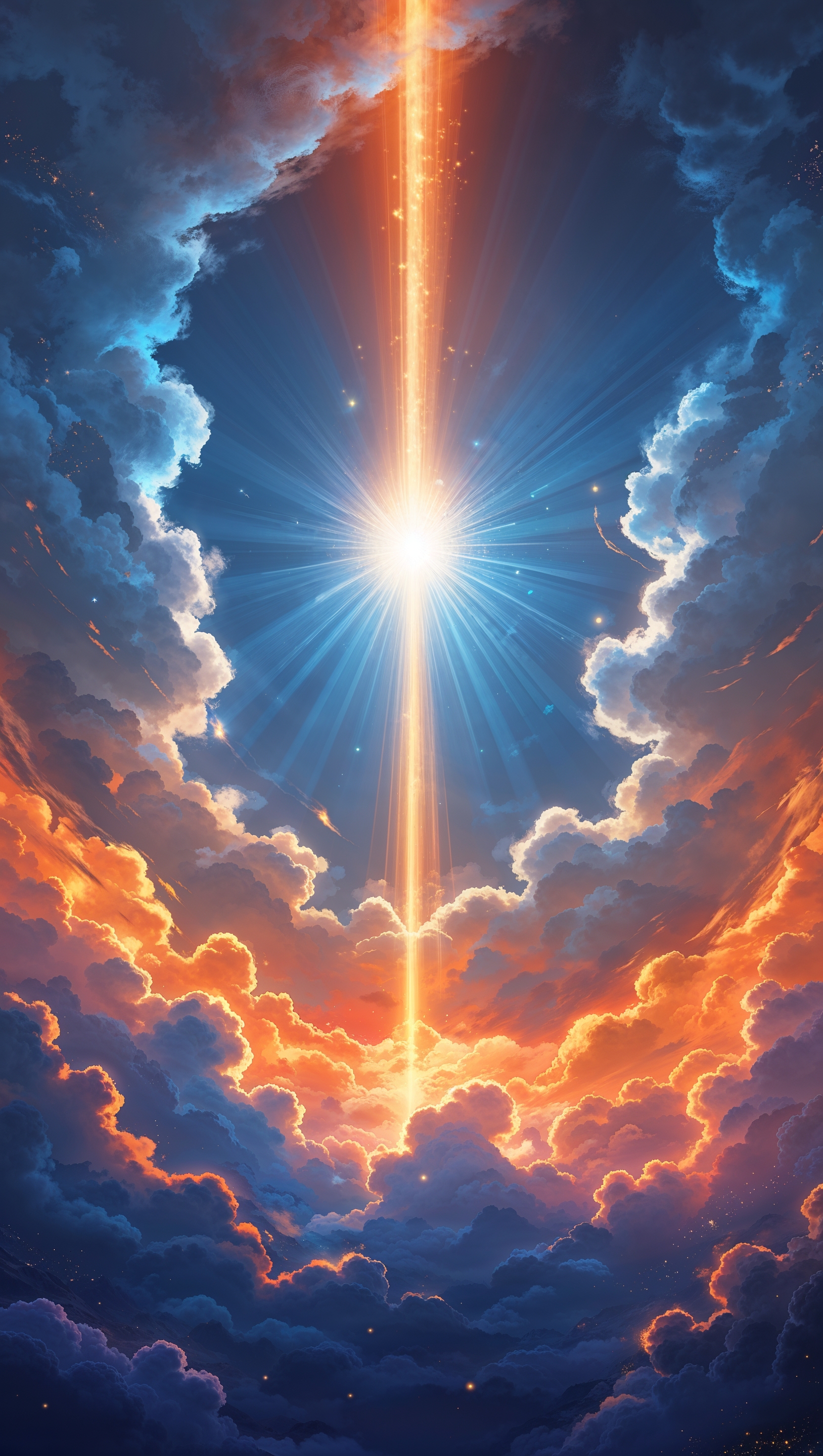 Fantasy design with sky, light, and club pride theme