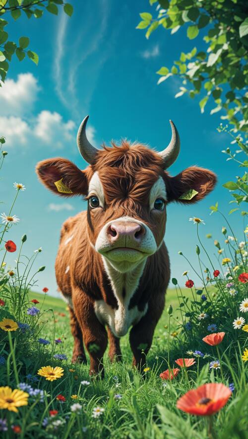 Cute Cow Wallpapers for iPhone