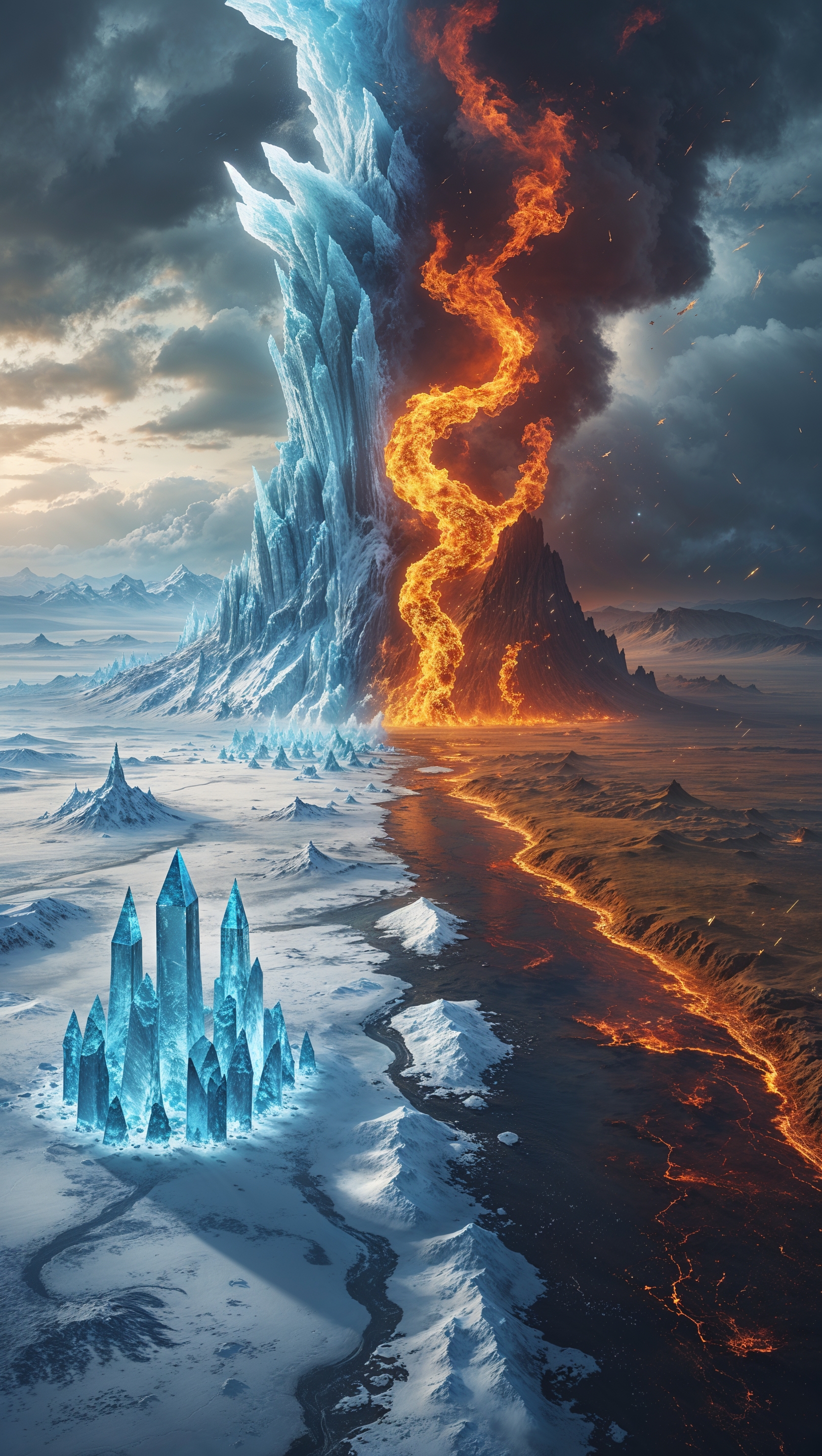 A land divided between ice and fire
