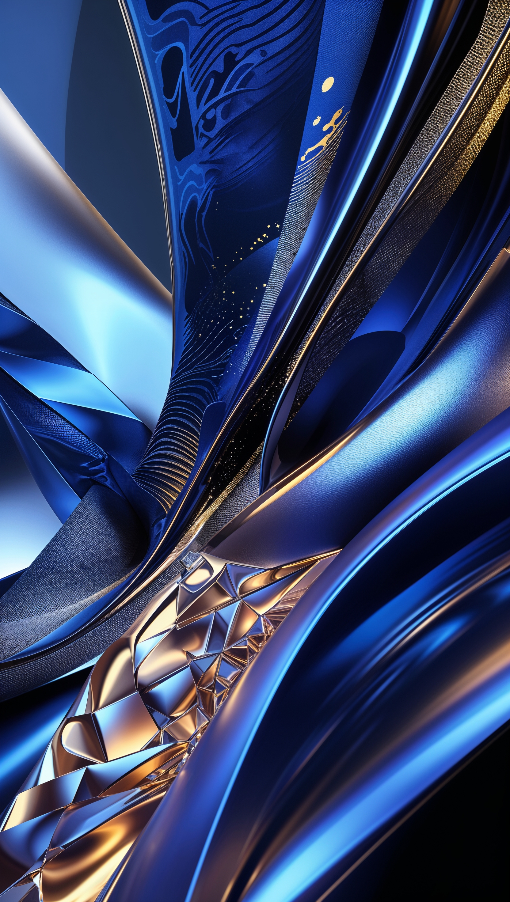 Dior wallpaper with geometric digital art style